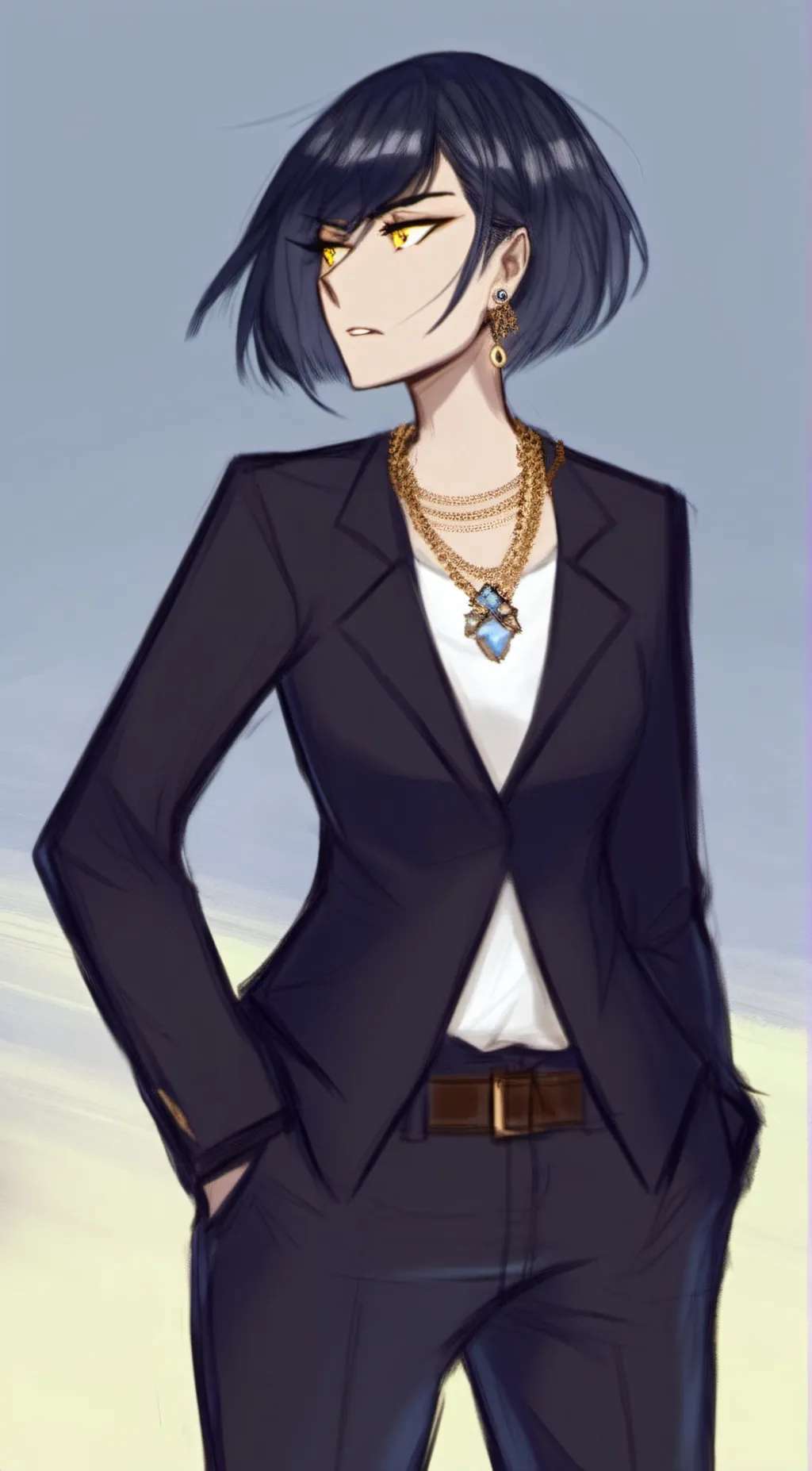 ai character: Elaine background