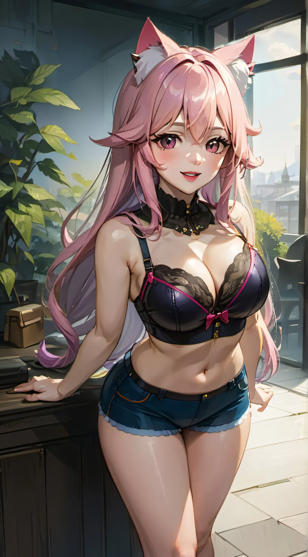 ai character: maidee background