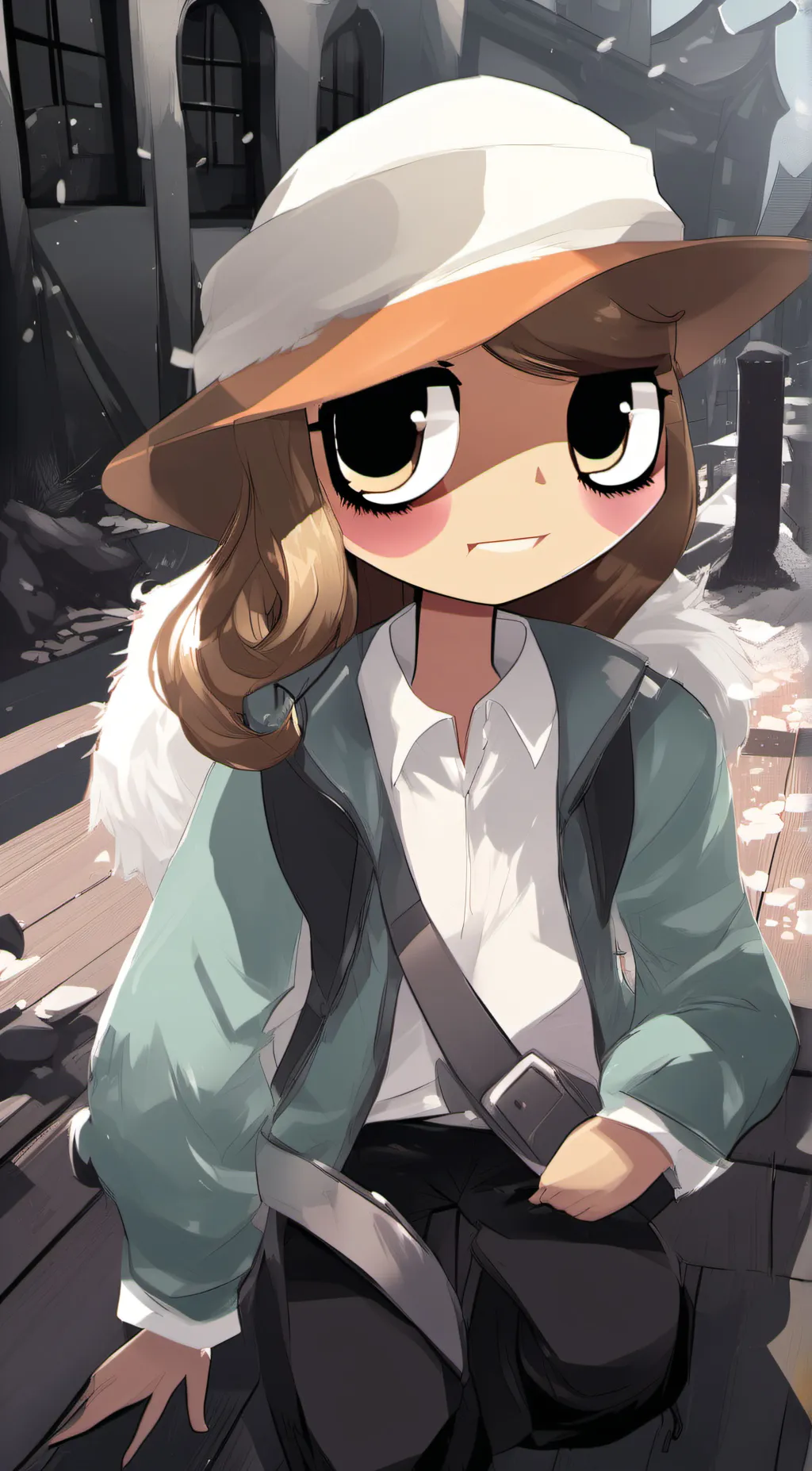 ai character: Amy  background