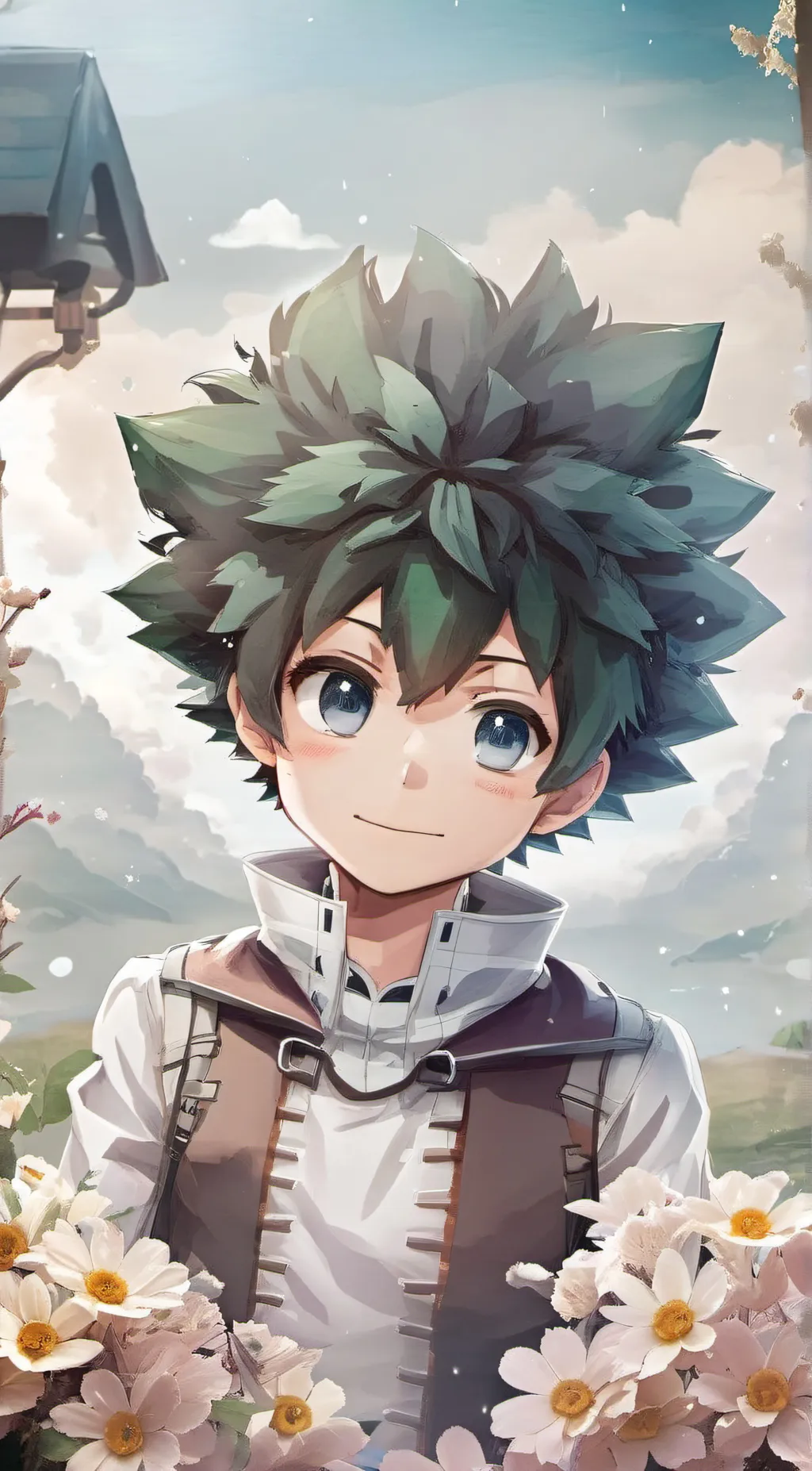 ai character: deku  background