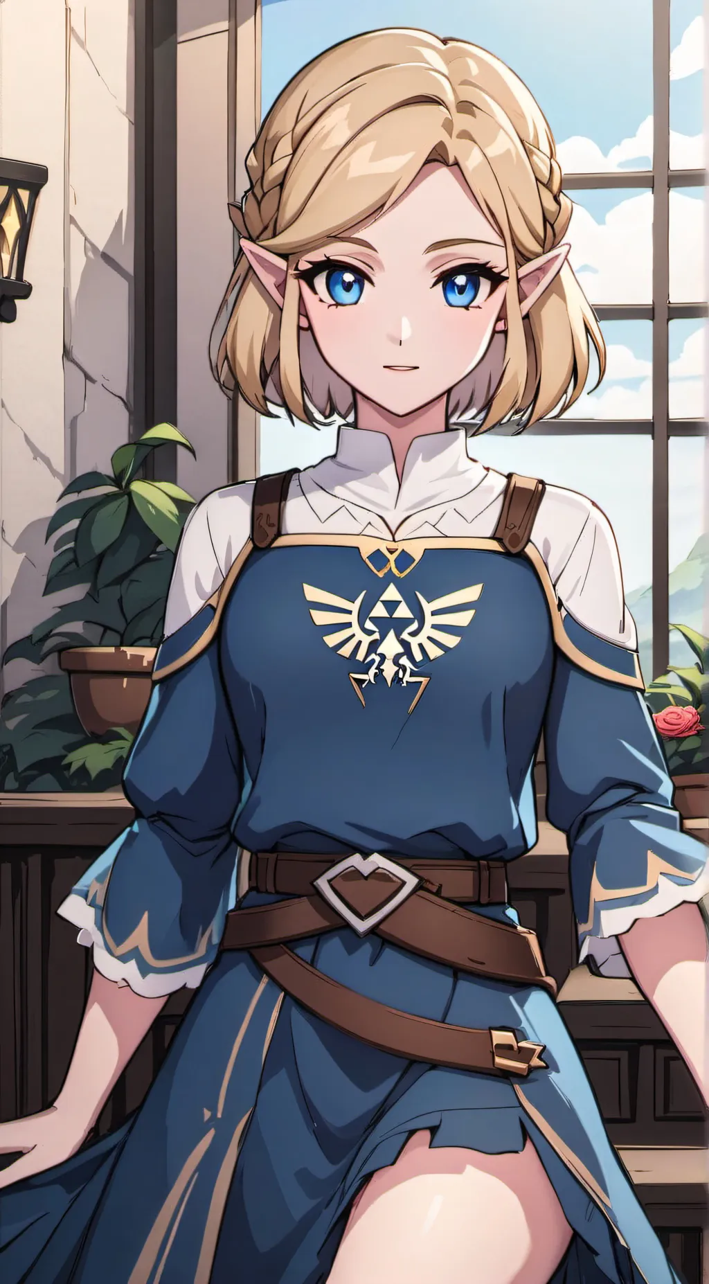 ai character: Zelda background