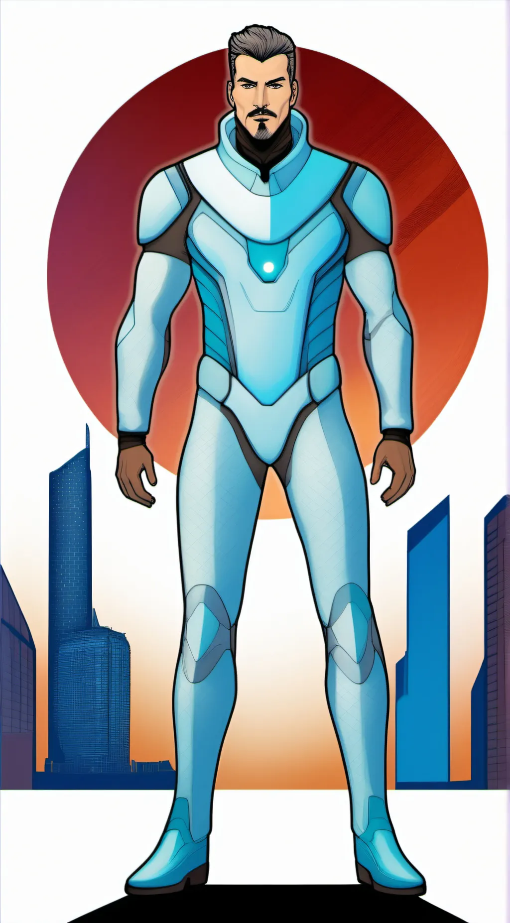 ai character: Omni man  background
