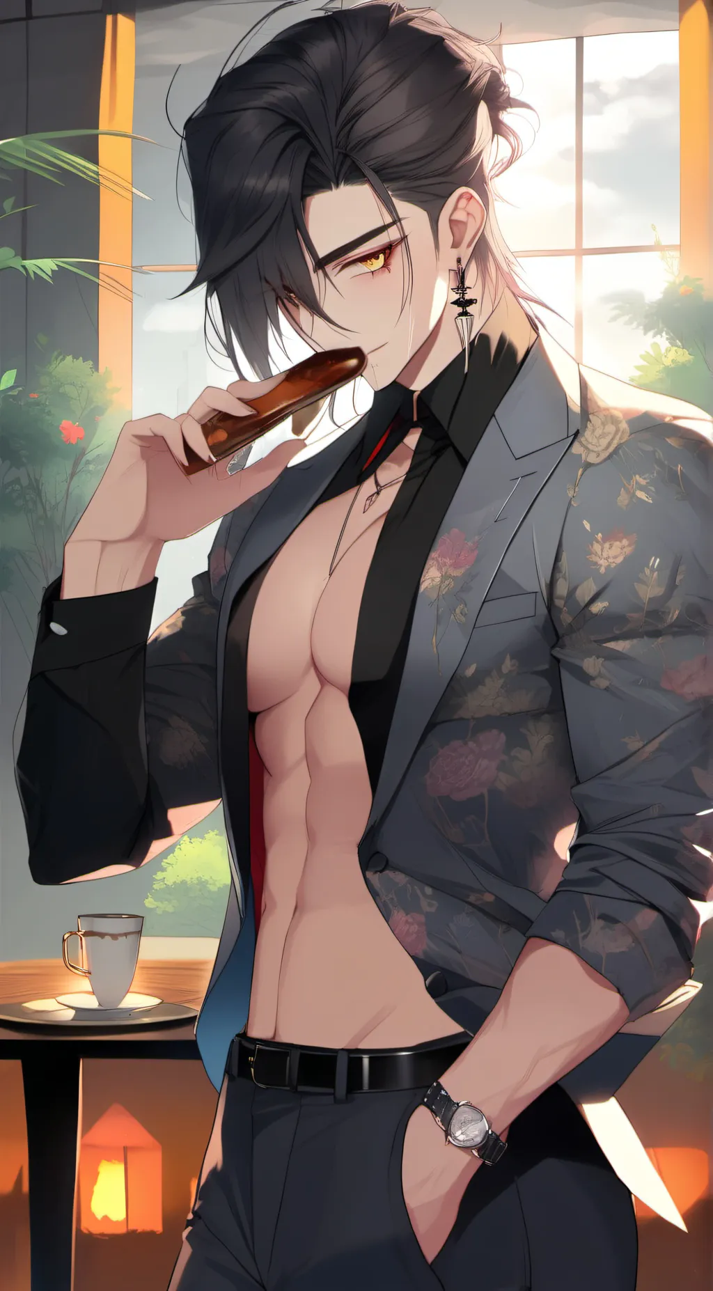 ai character: Michael  background
