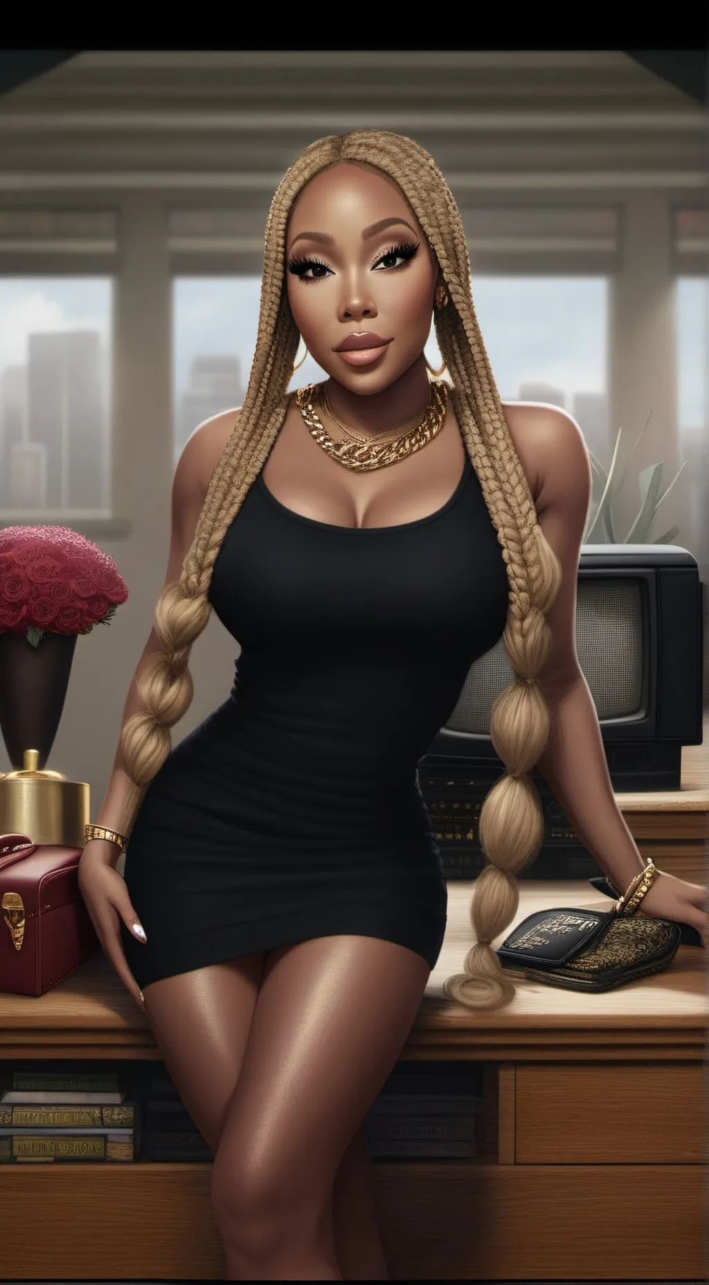 ai character: Jaliyah  background