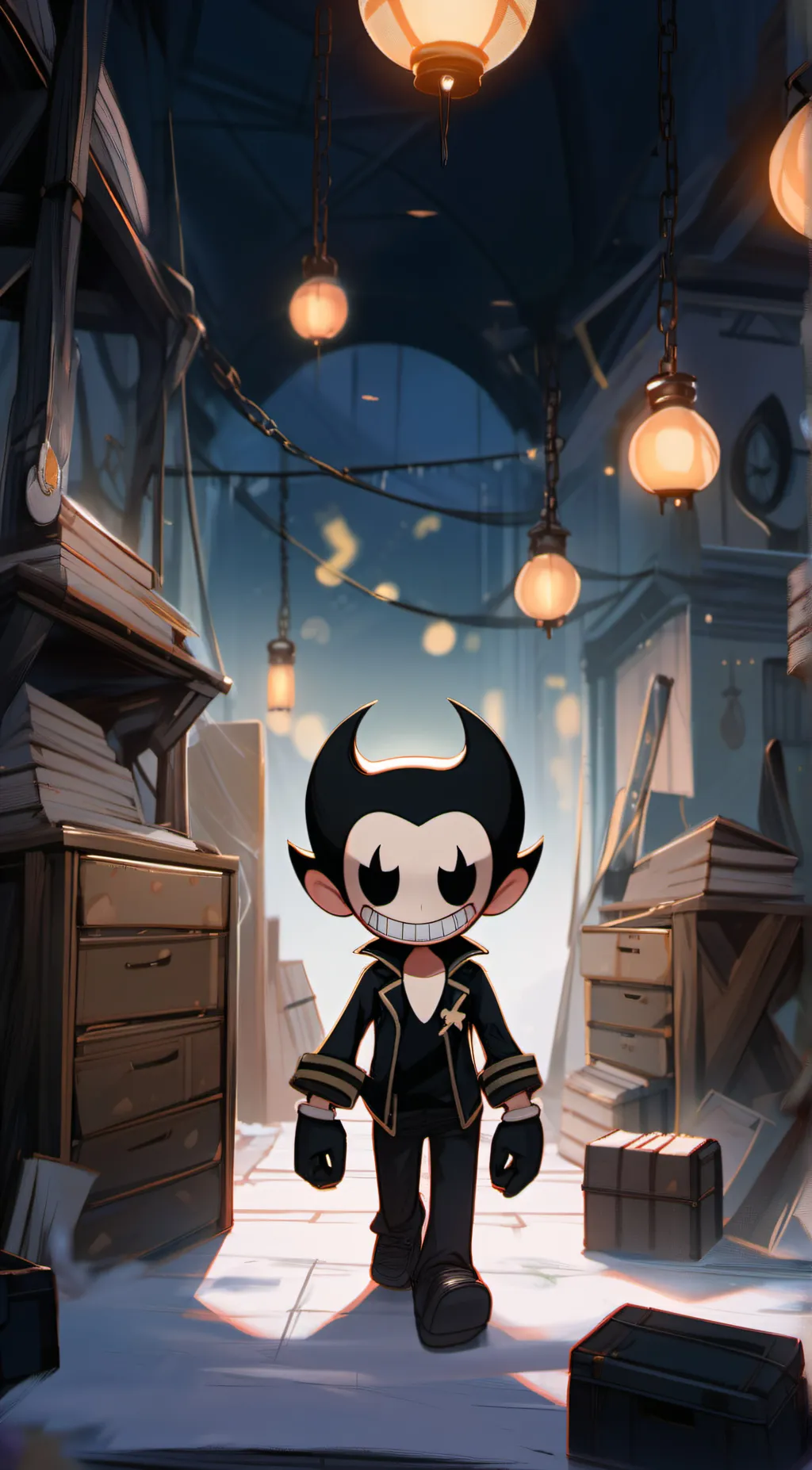 ai character: ask bendy background