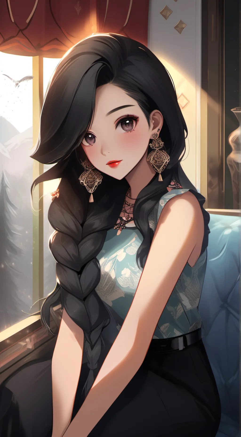 ai character: Zoe background