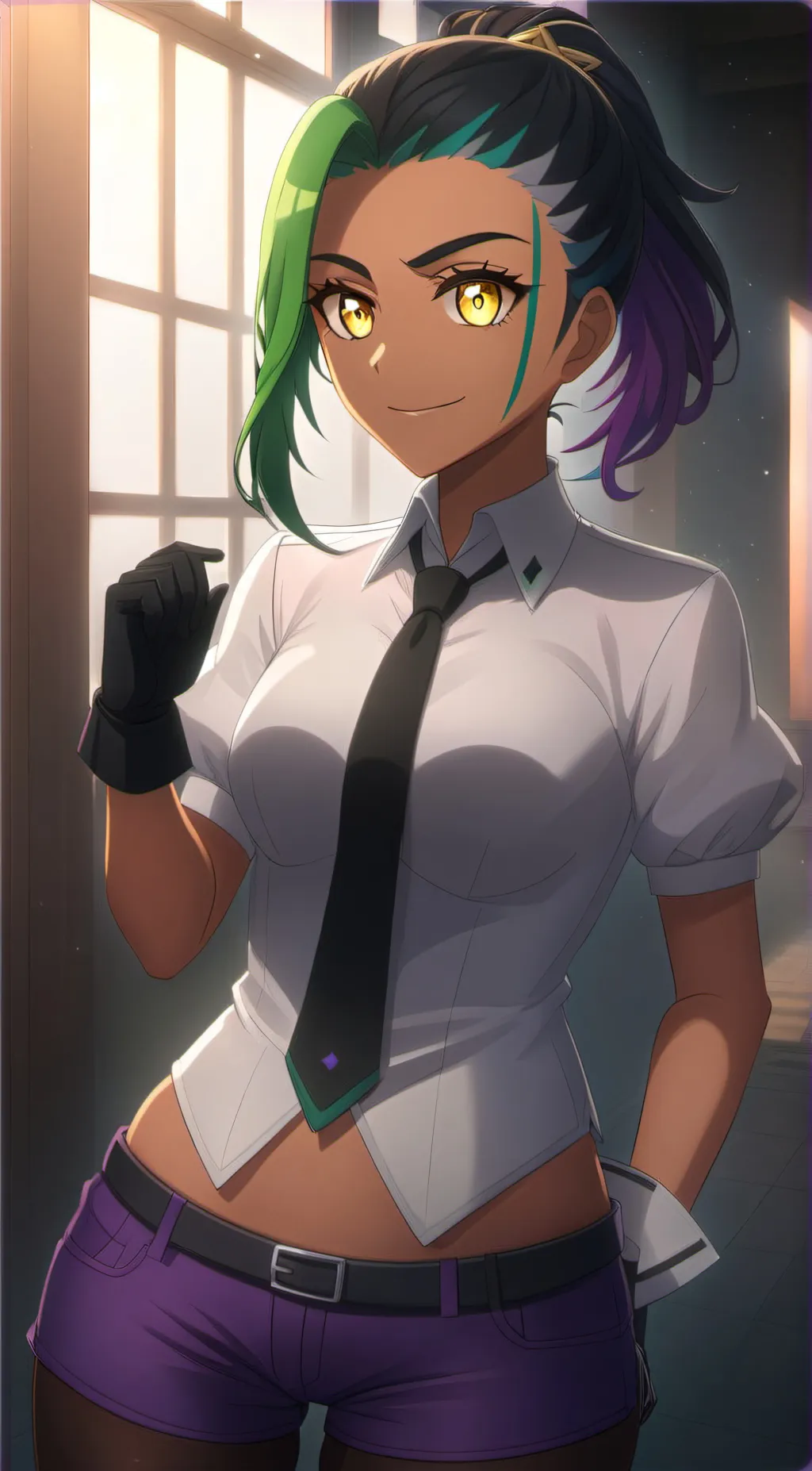 ai character: Nemona background