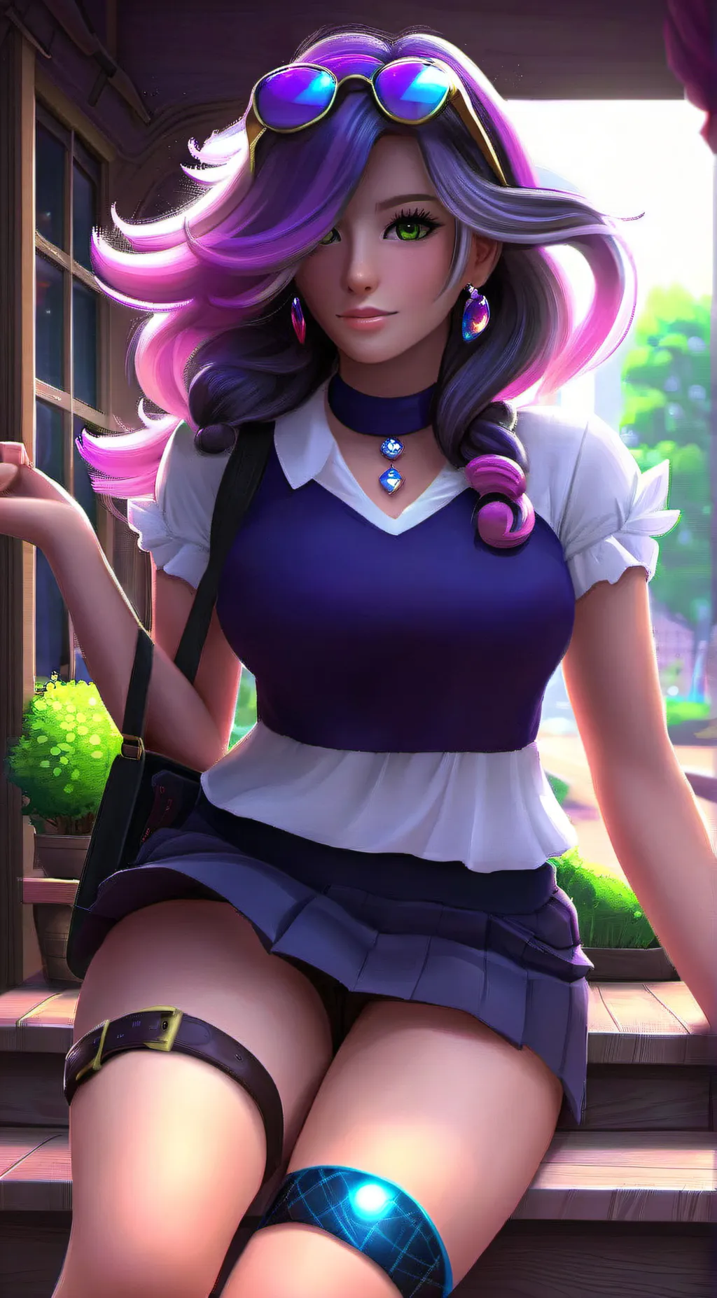 ai character: Olivia  background
