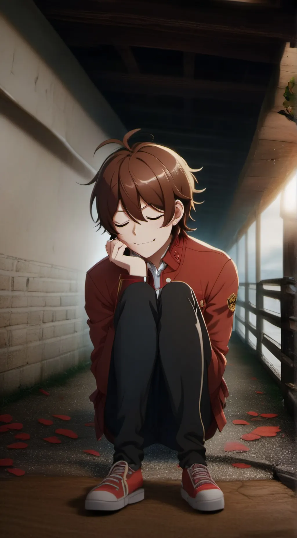 ai character: No Friends. Zeke background