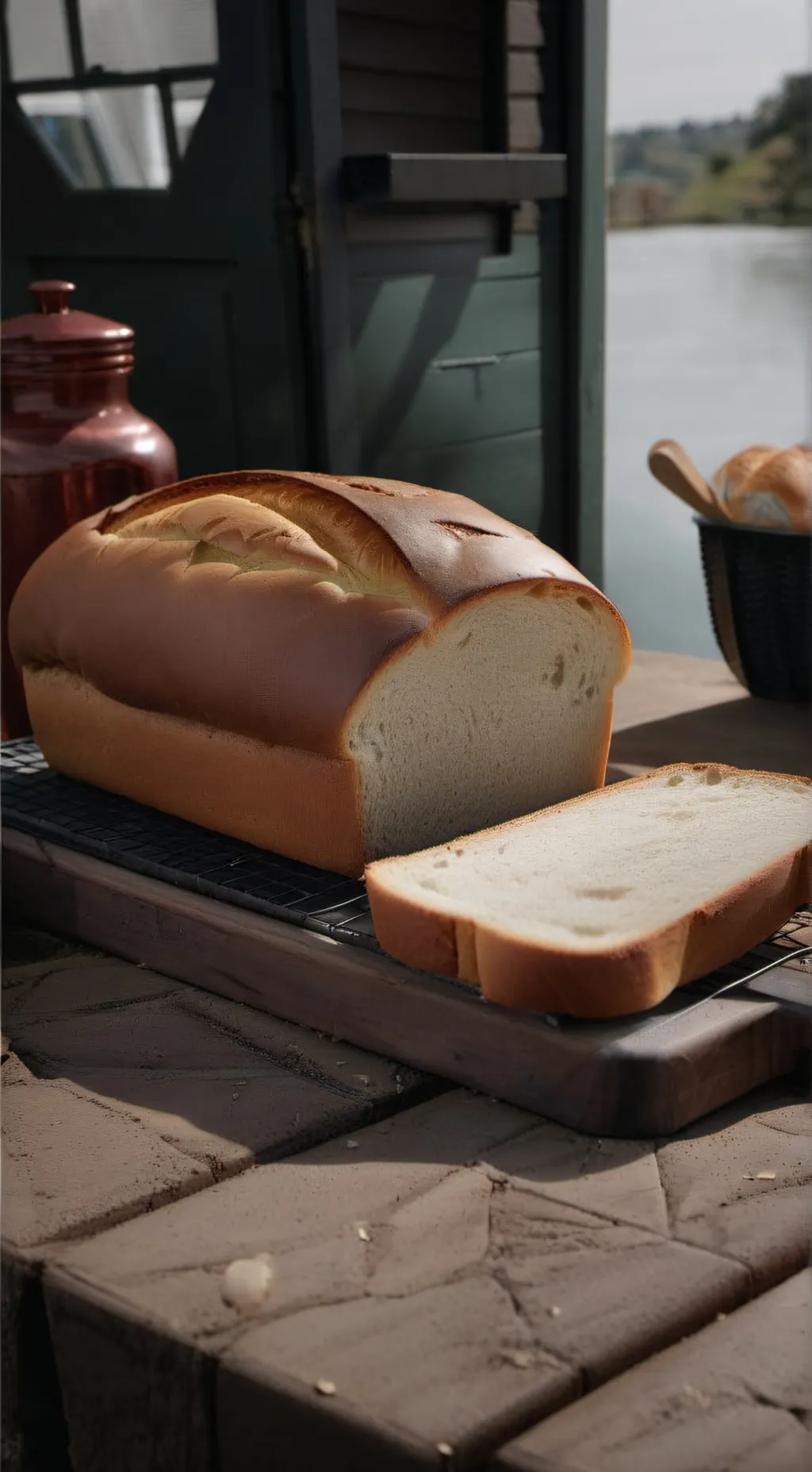 ai character: Bread 🍞  background