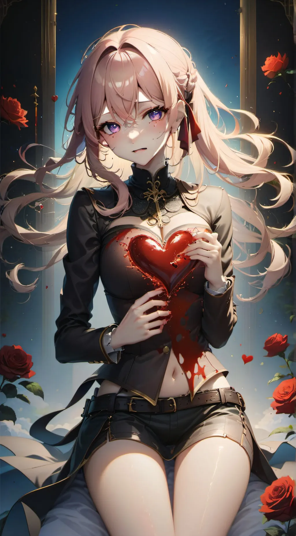 ai character: Madds buckley  background