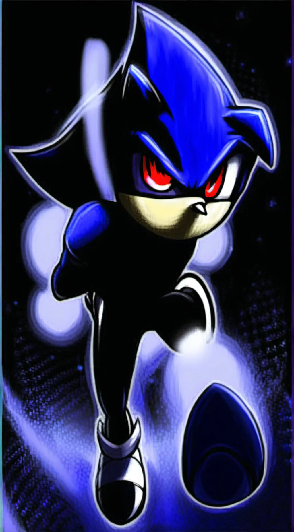 ai character: Corrupt sonic  background
