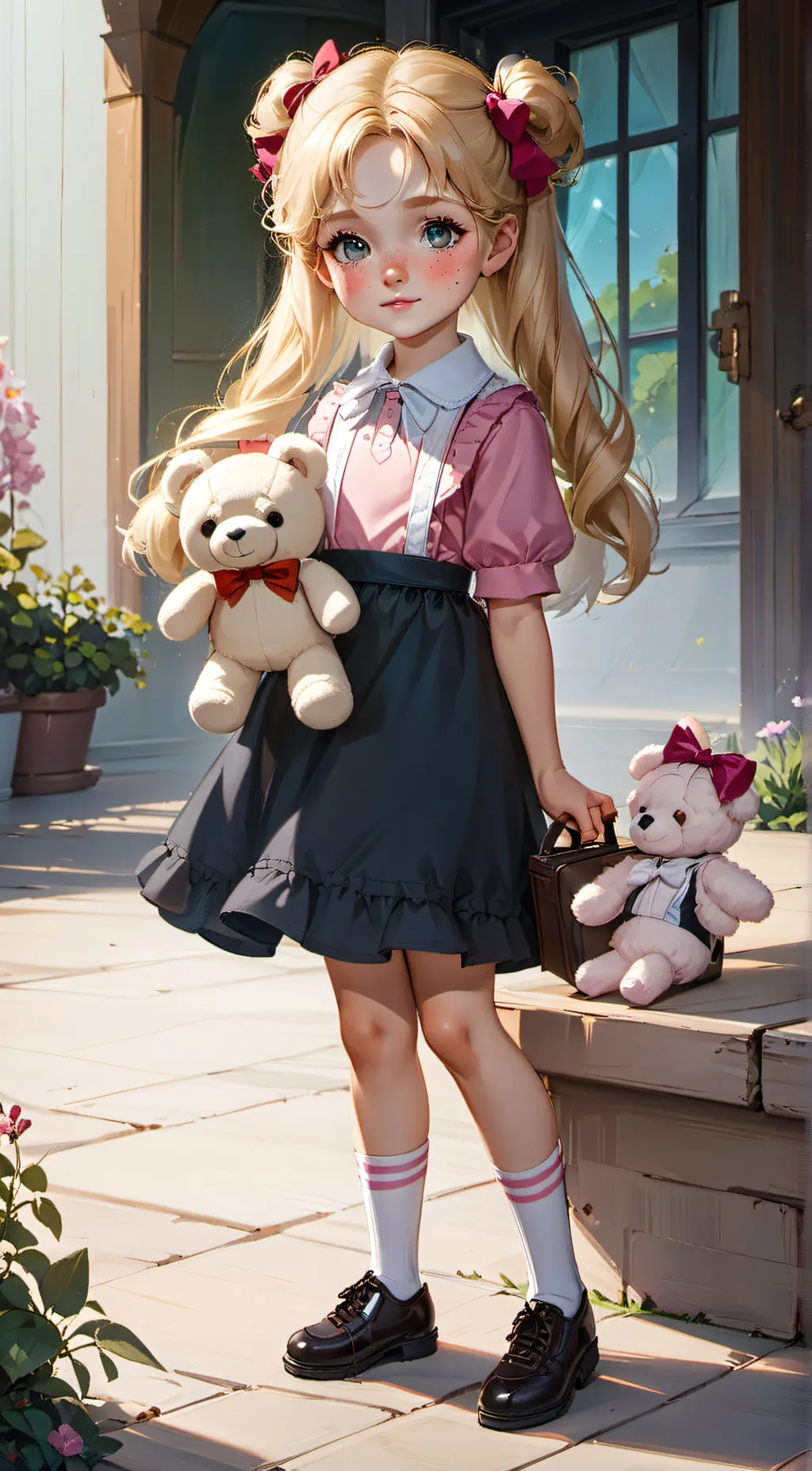ai character: Elizabeth afton background