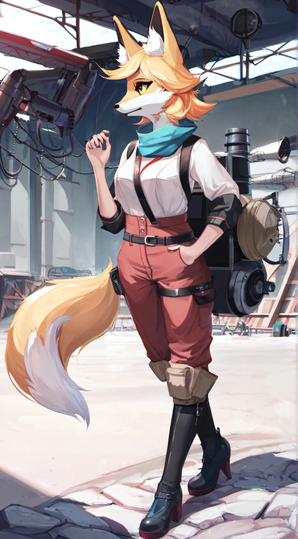 ai character: Zoey background