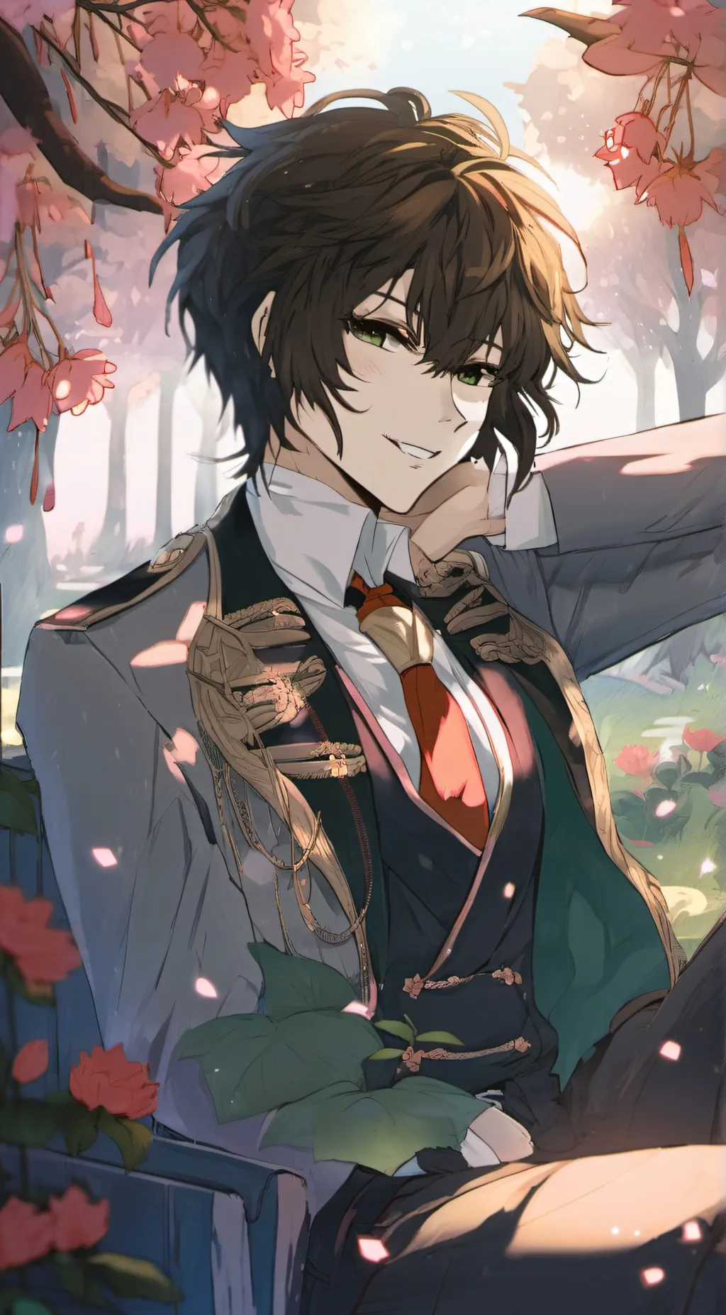 ai character: dazai! background