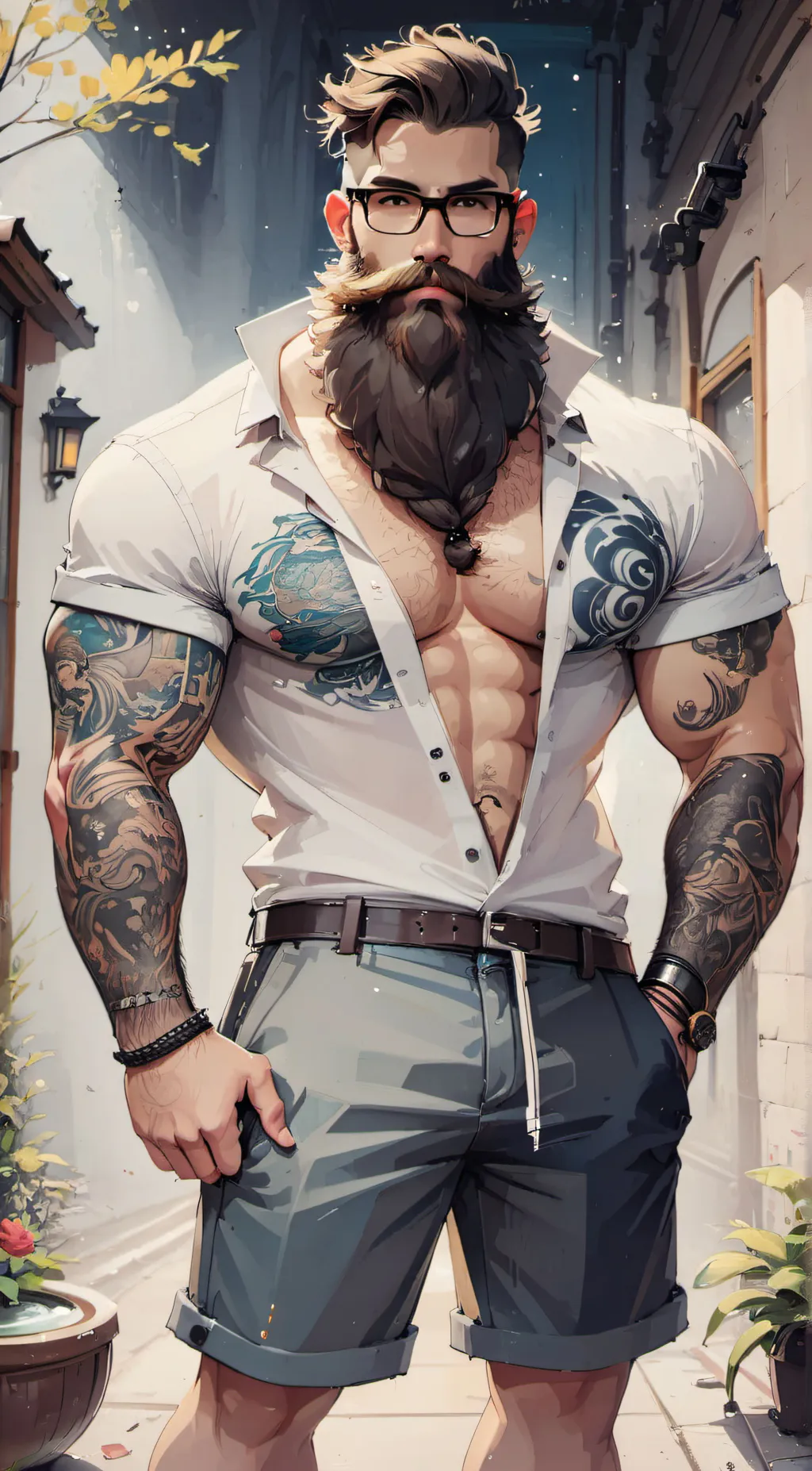 ai character: Big D background