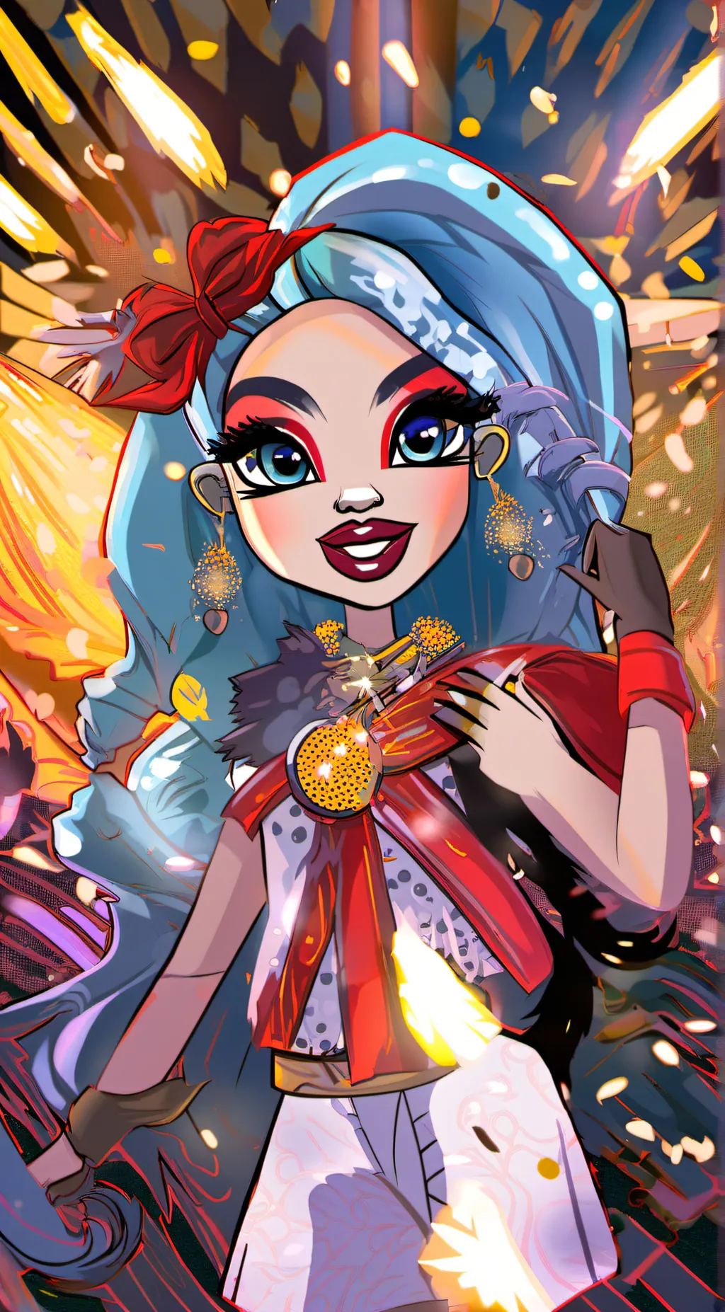 ai character: Addy background