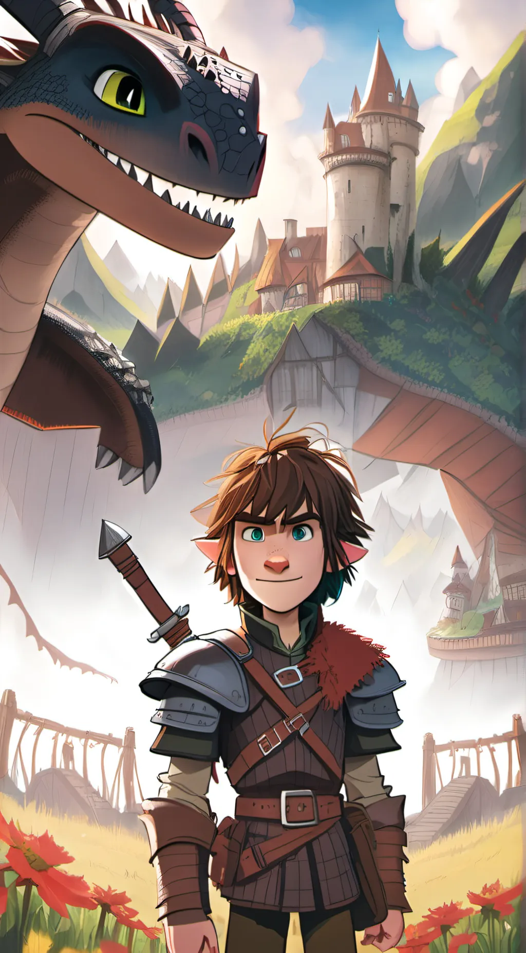 ai character: hiccups group background