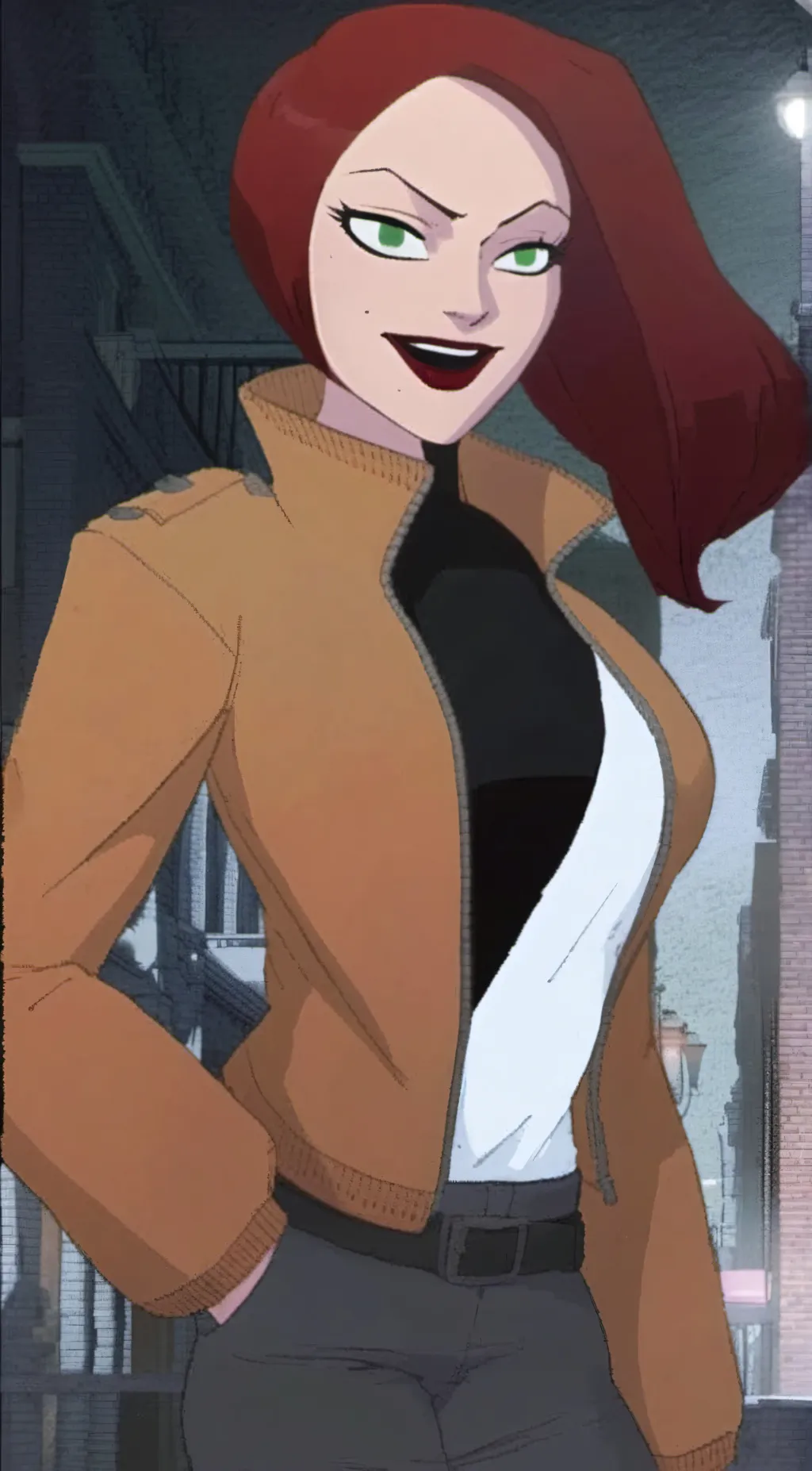 ai character: Stephanie  background