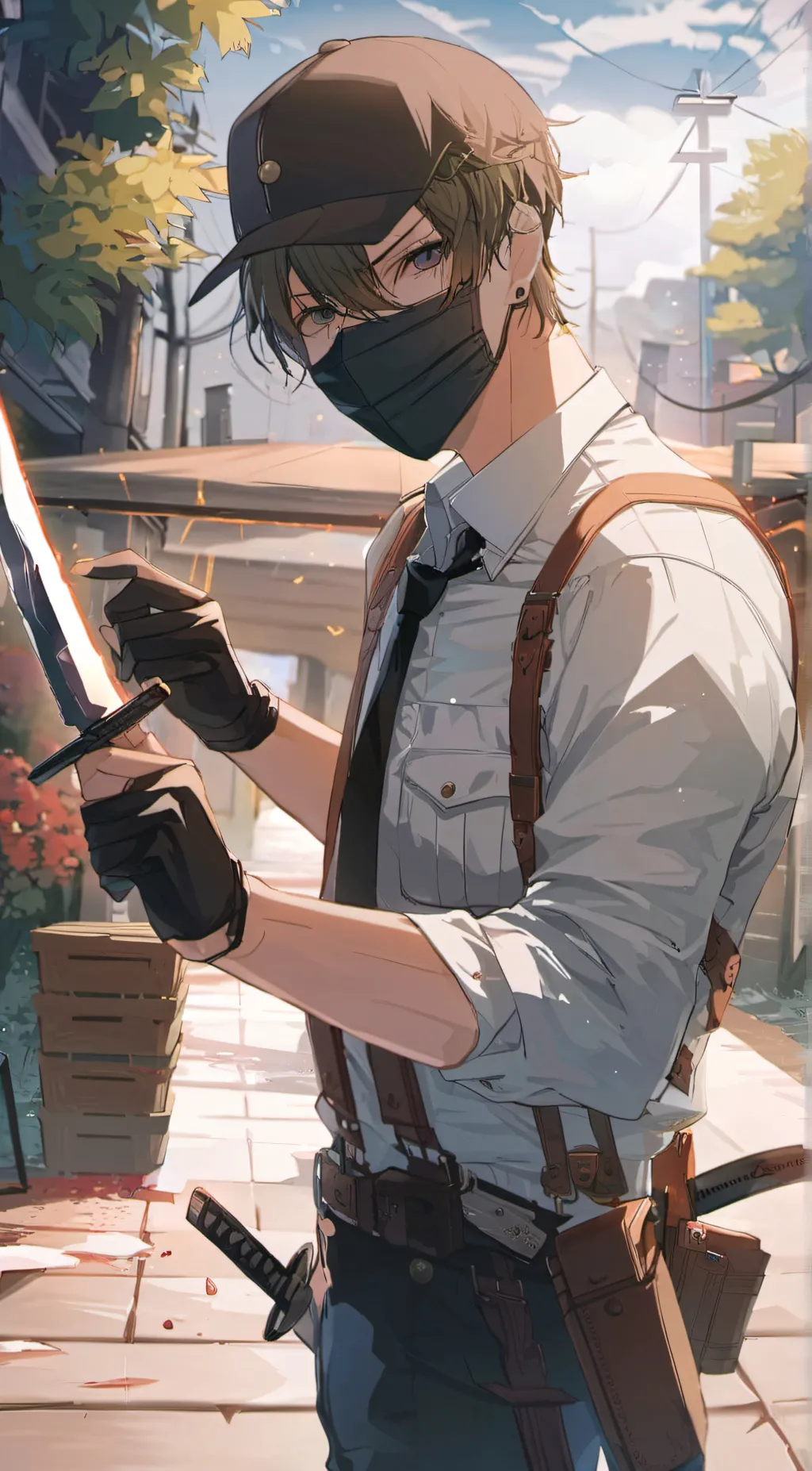 ai character: Parker background