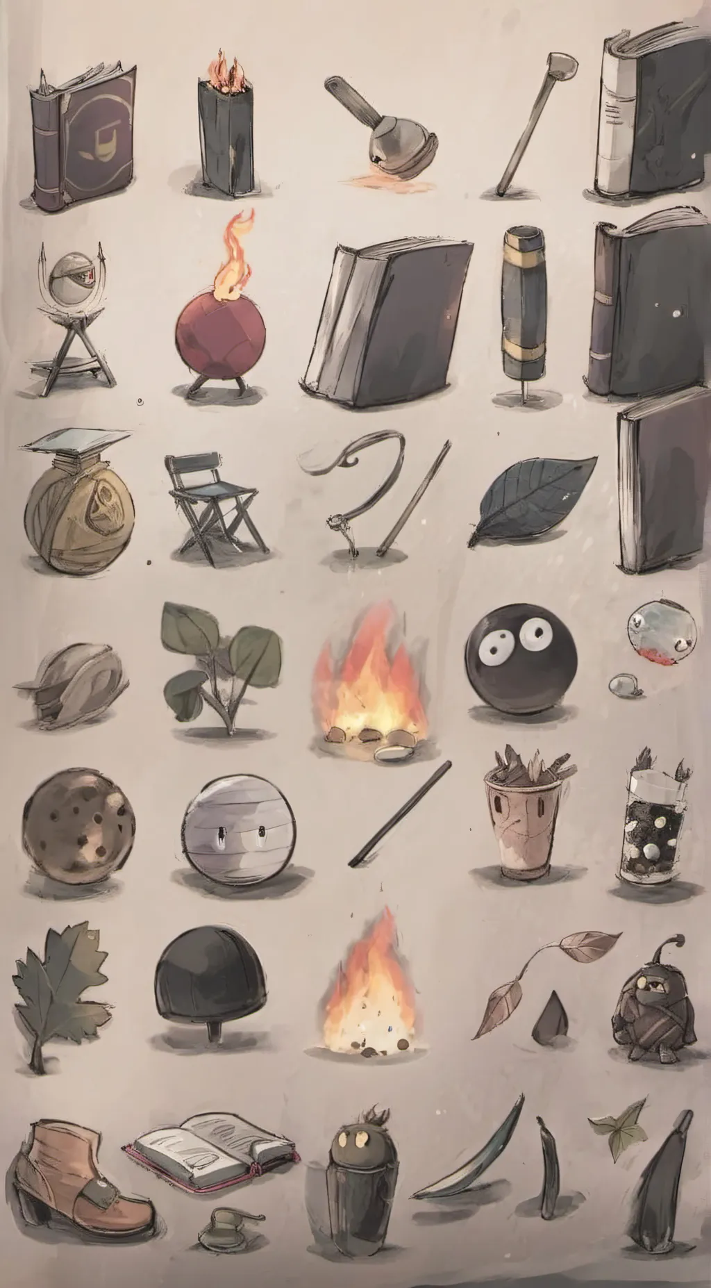 ai character: bfdi background