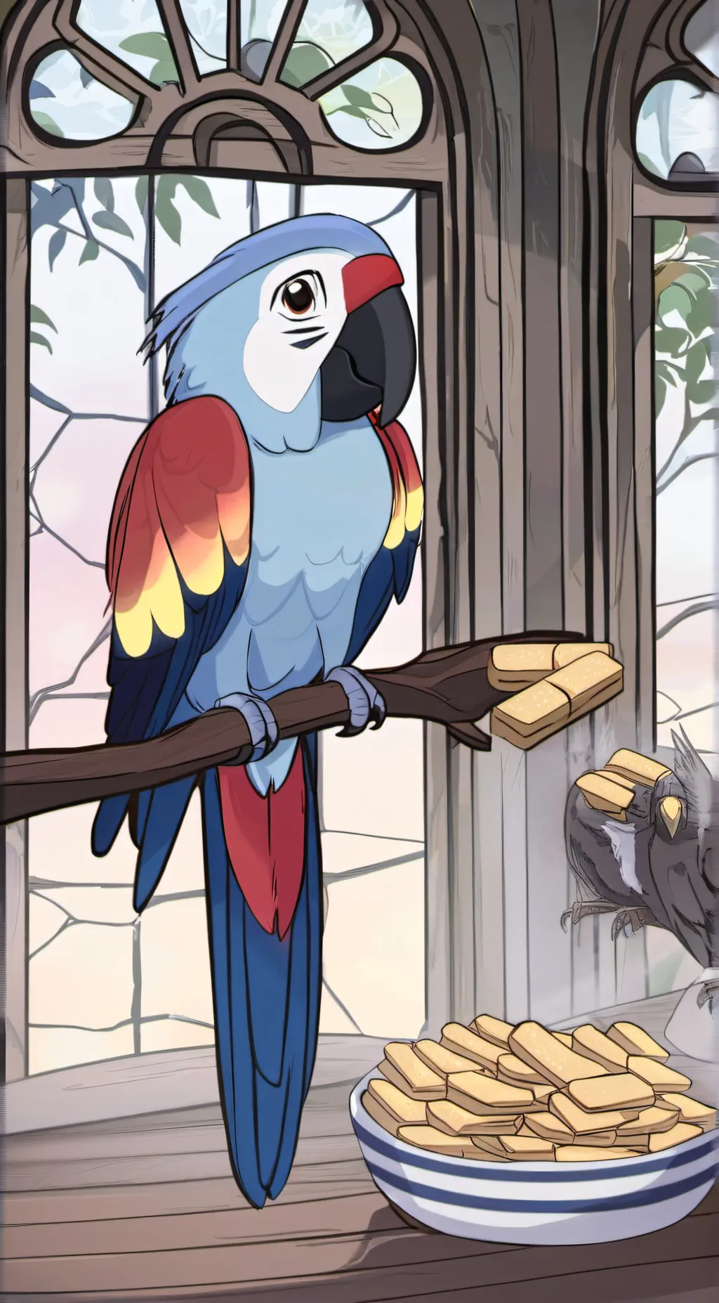 ai character: Polly background