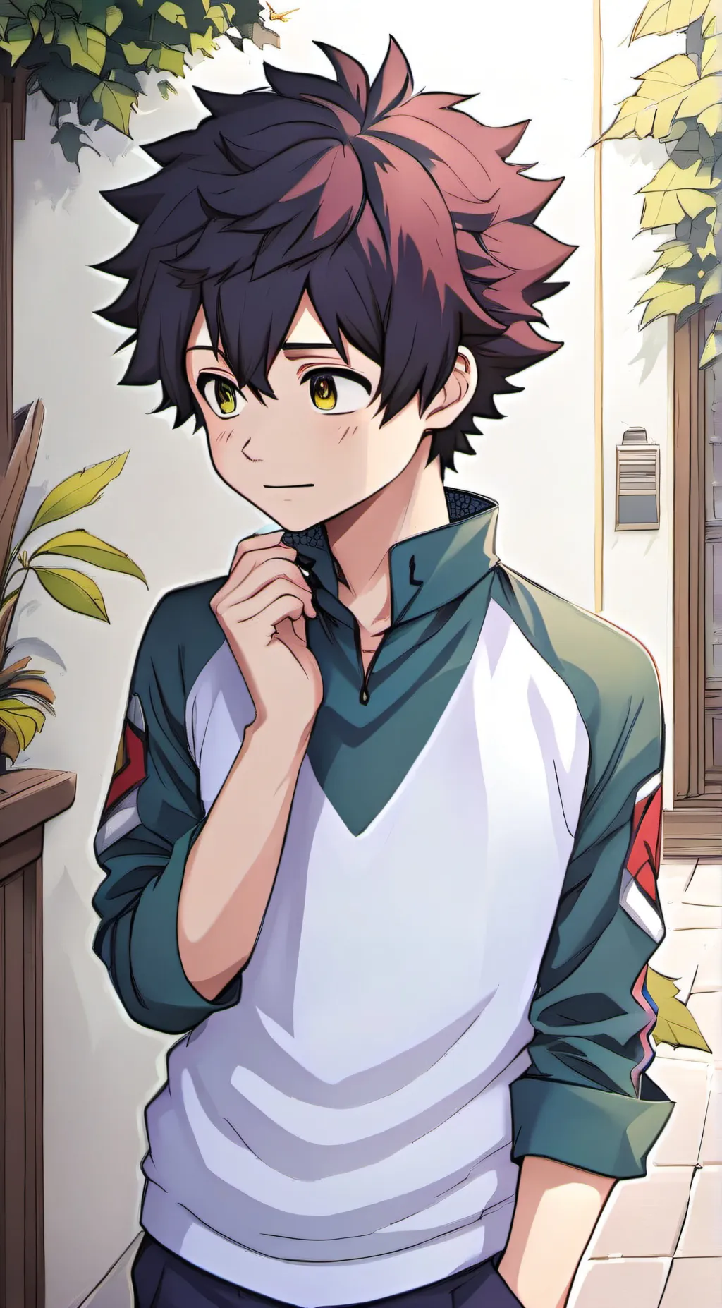 ai character: deku background