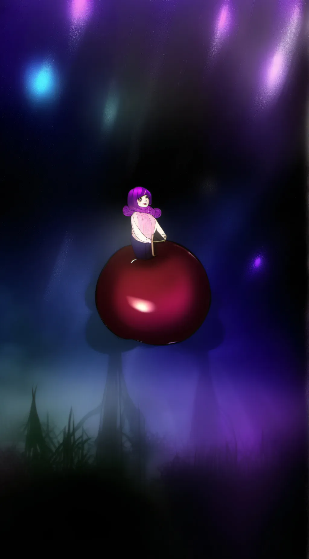 ai character: Blueberryinflation background