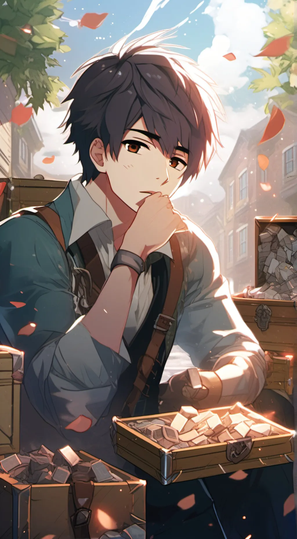 ai character: lucas background