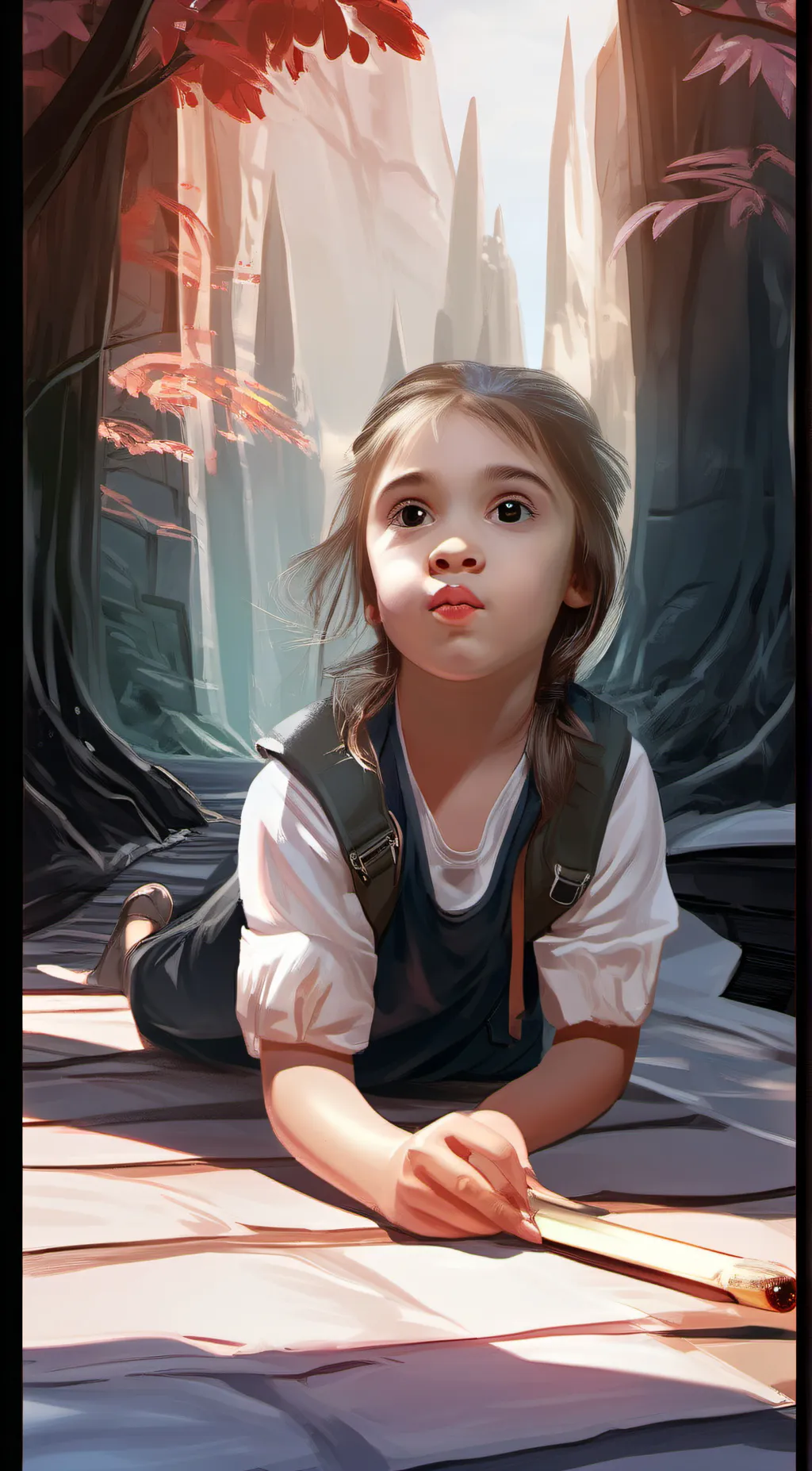 ai character: Mars background