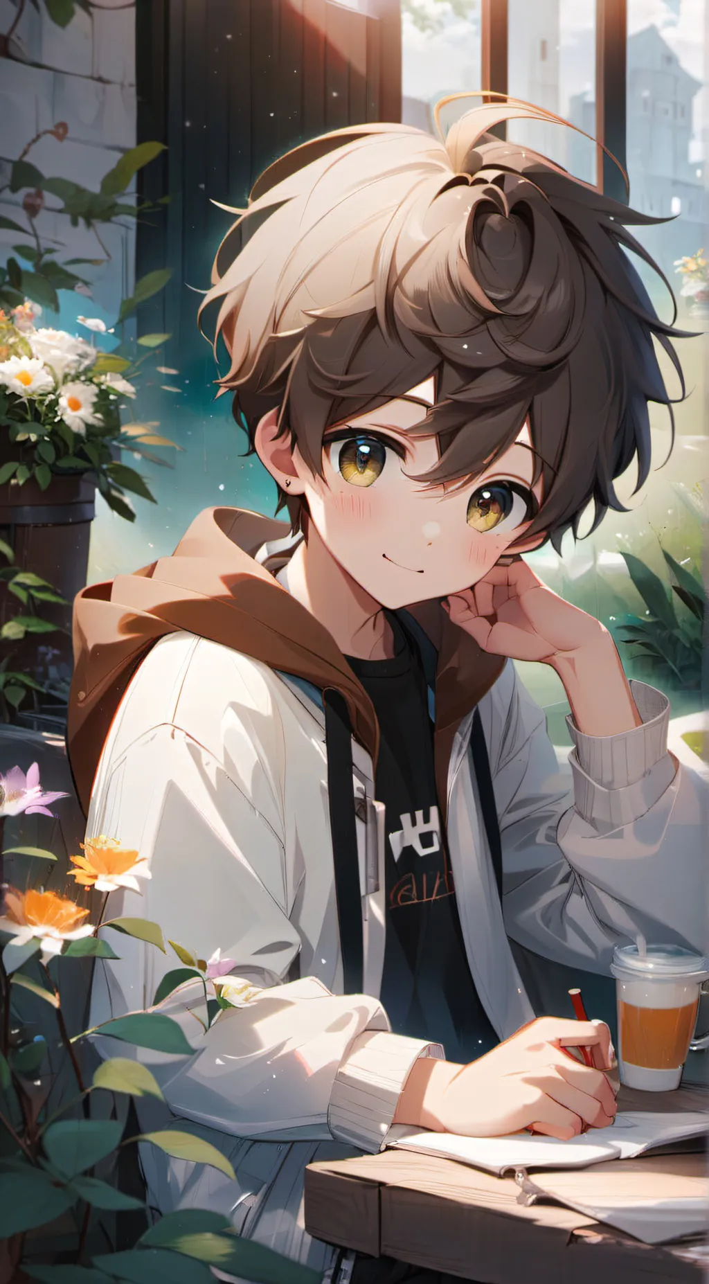 ai character: Andrew  background