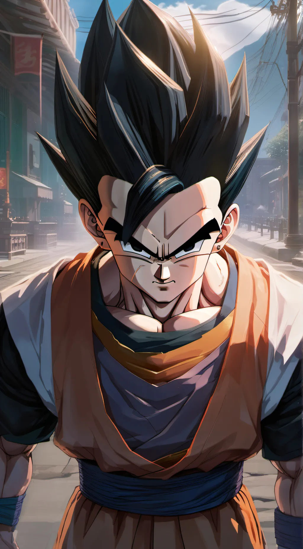 ai character: gohan  background