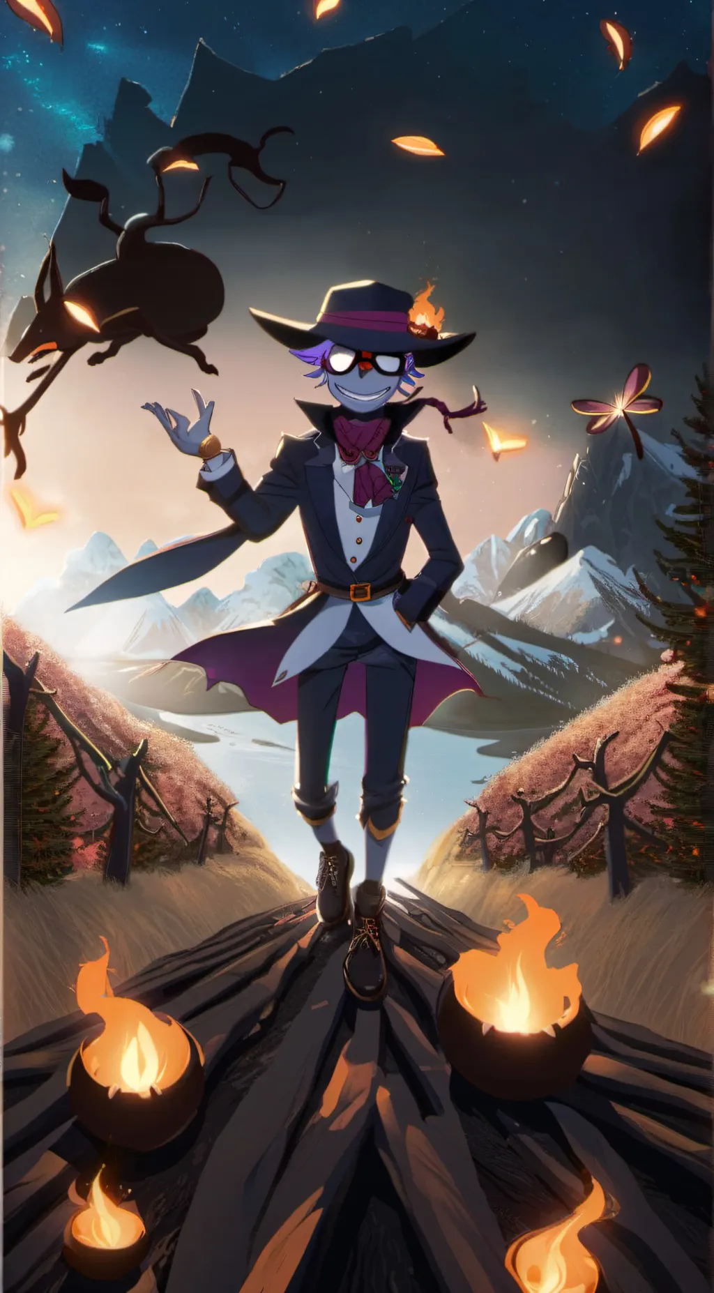 ai character: Willy A(Wild West) background