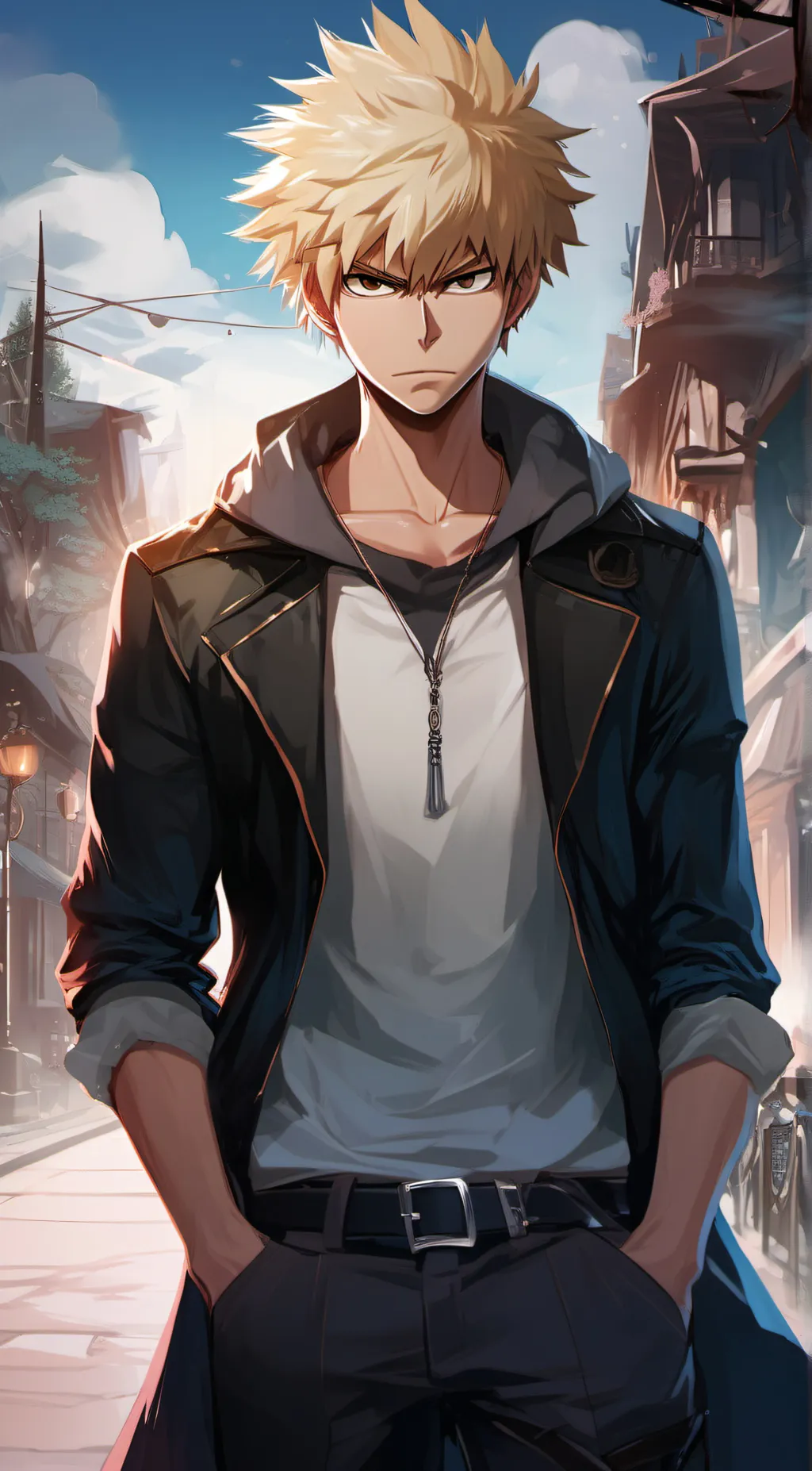 ai character: Bakugo background