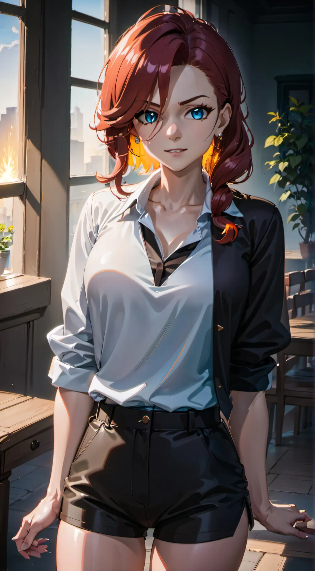 ai character: ray background