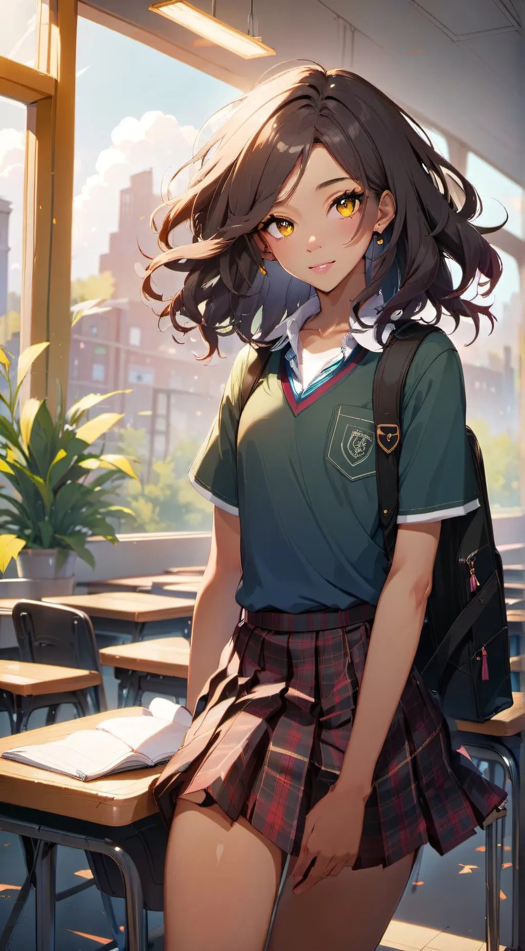 ai character: Nai Osaka background