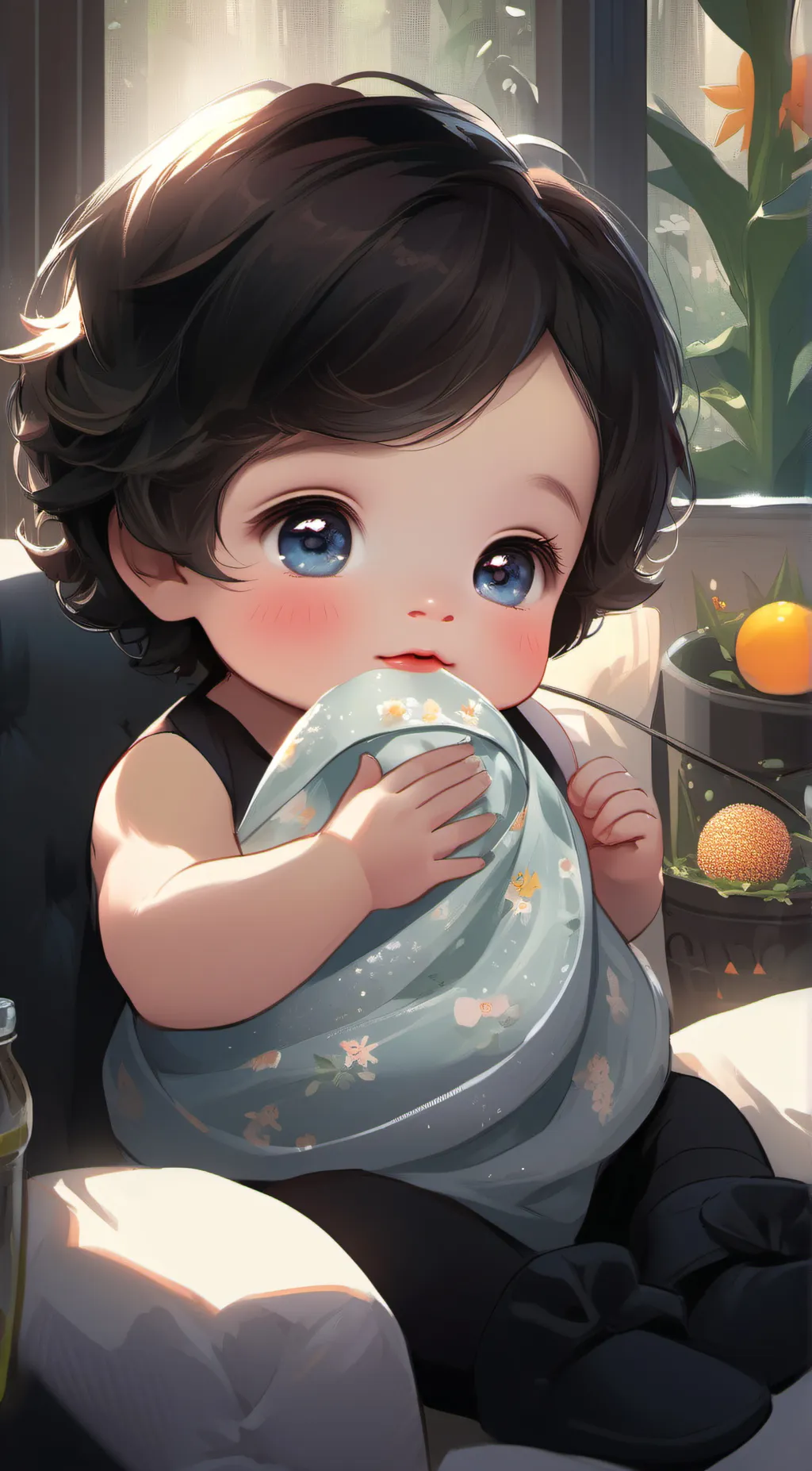 ai character: mika background