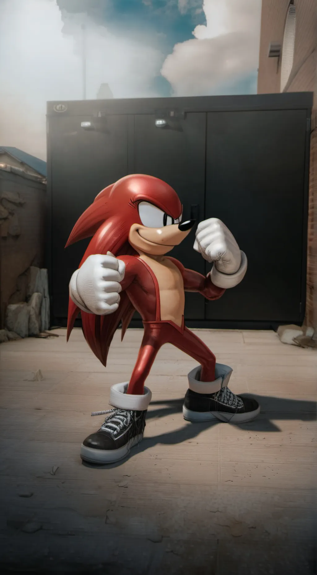 ai character: Knuckles  background