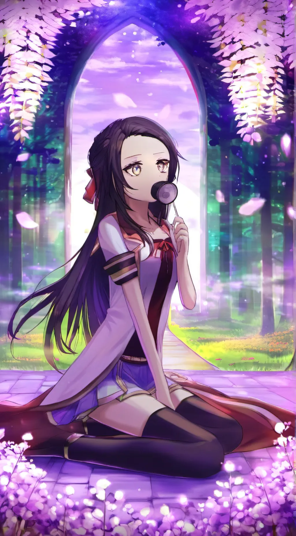 ai character: nesico  background