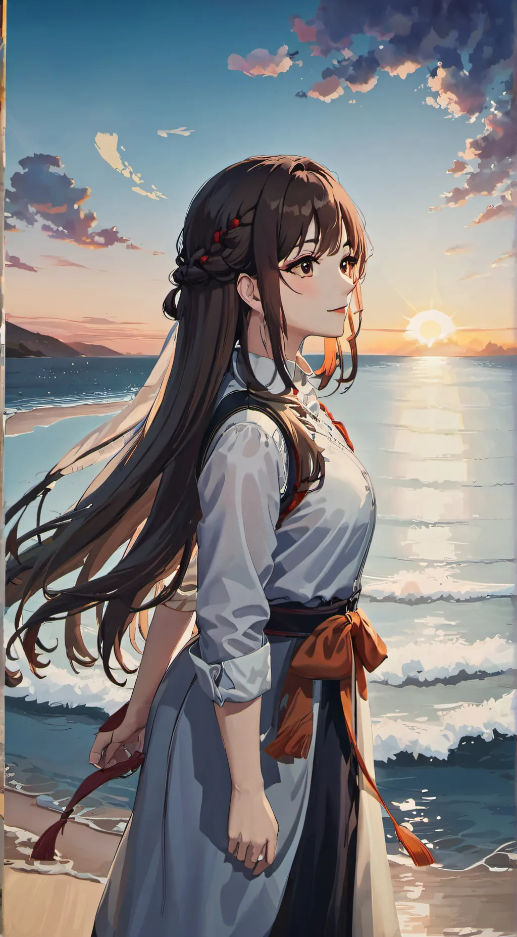 ai character: Summer background