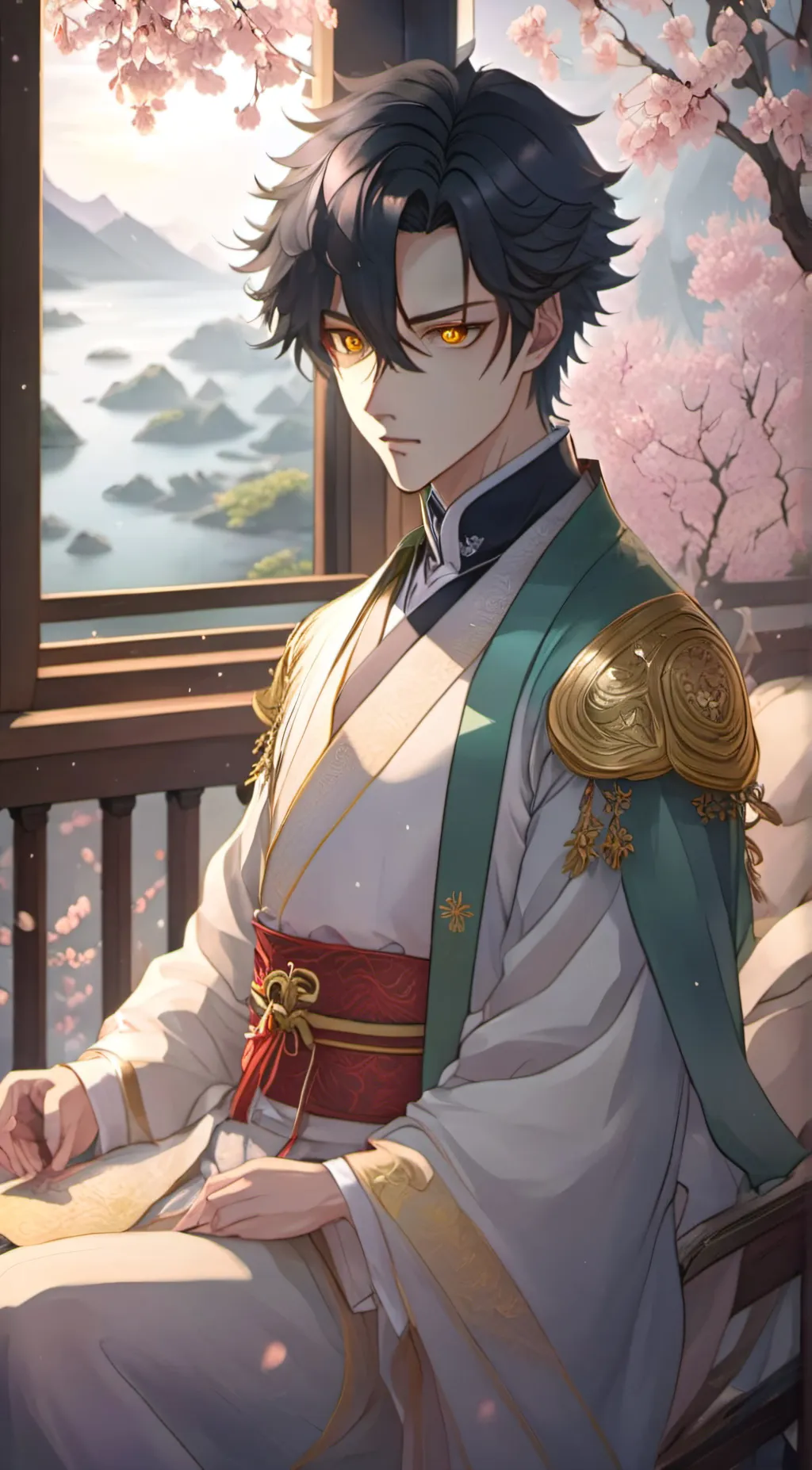 ai character: 来欧西丽 background