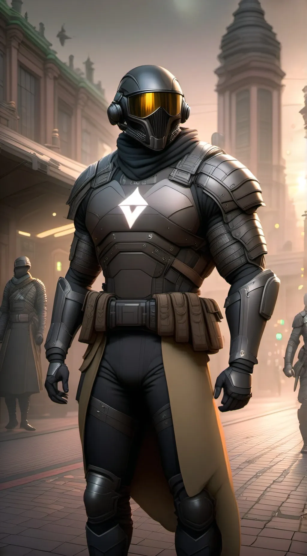 ai character: Agent Void Hull background