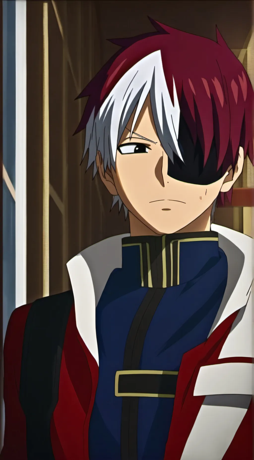 ai character: mha+one peice background