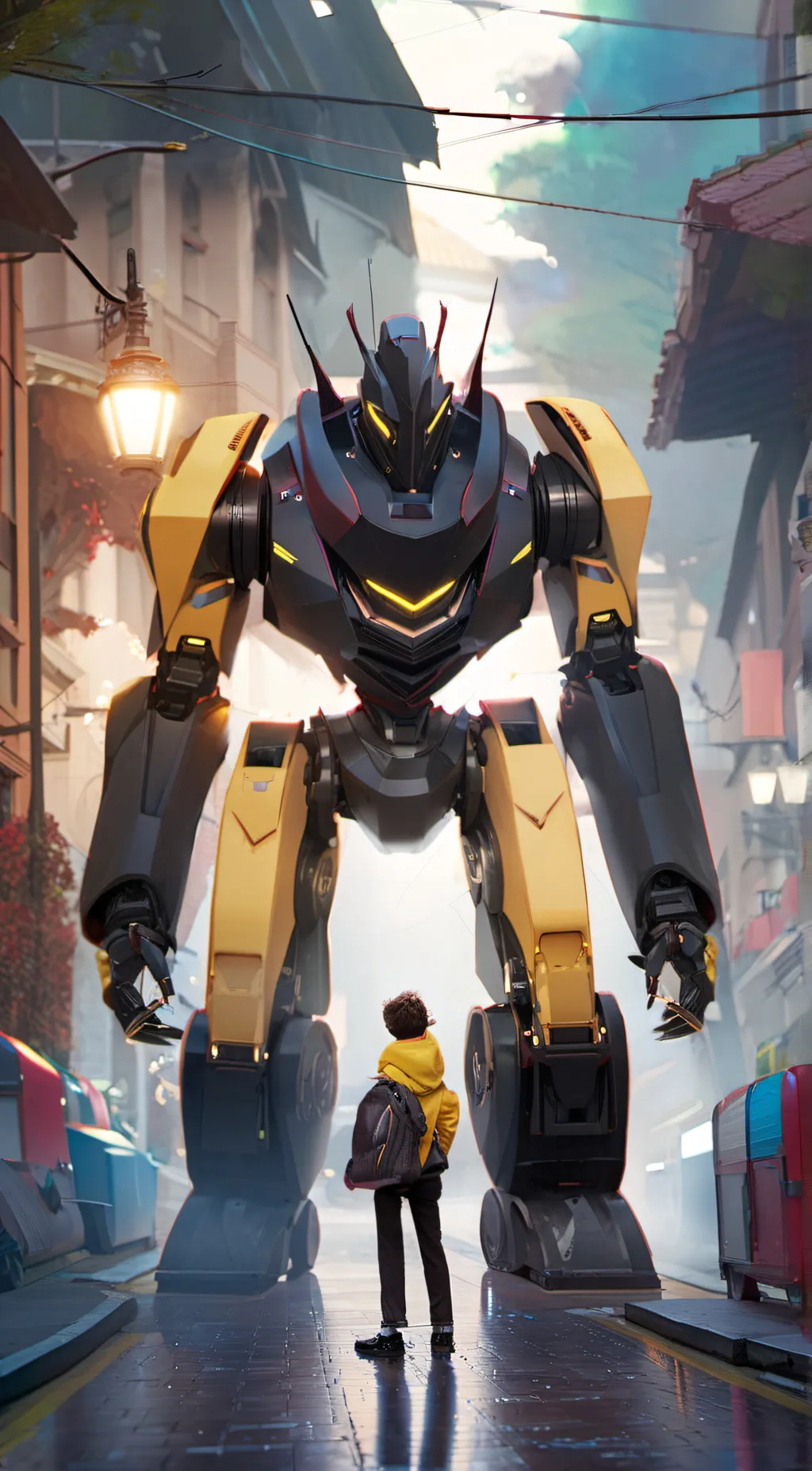 Talkie AI - Chat with black and yellow