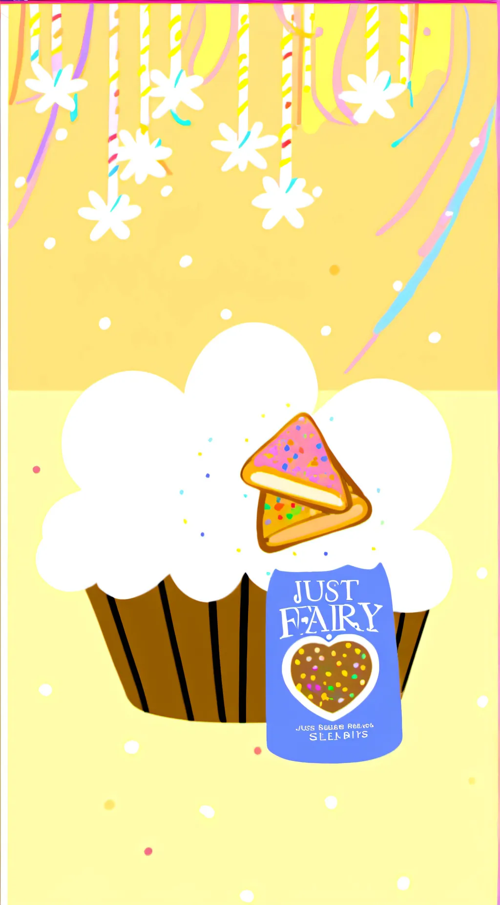 ai character: Fairy bread background