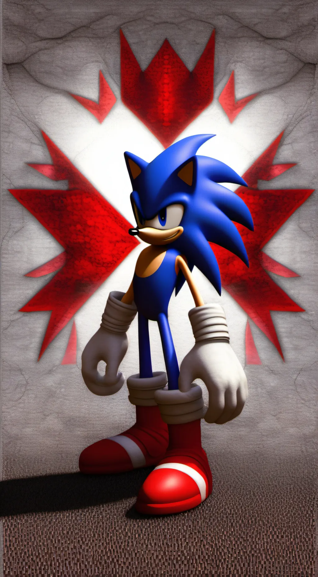 ai character: Sonic  background