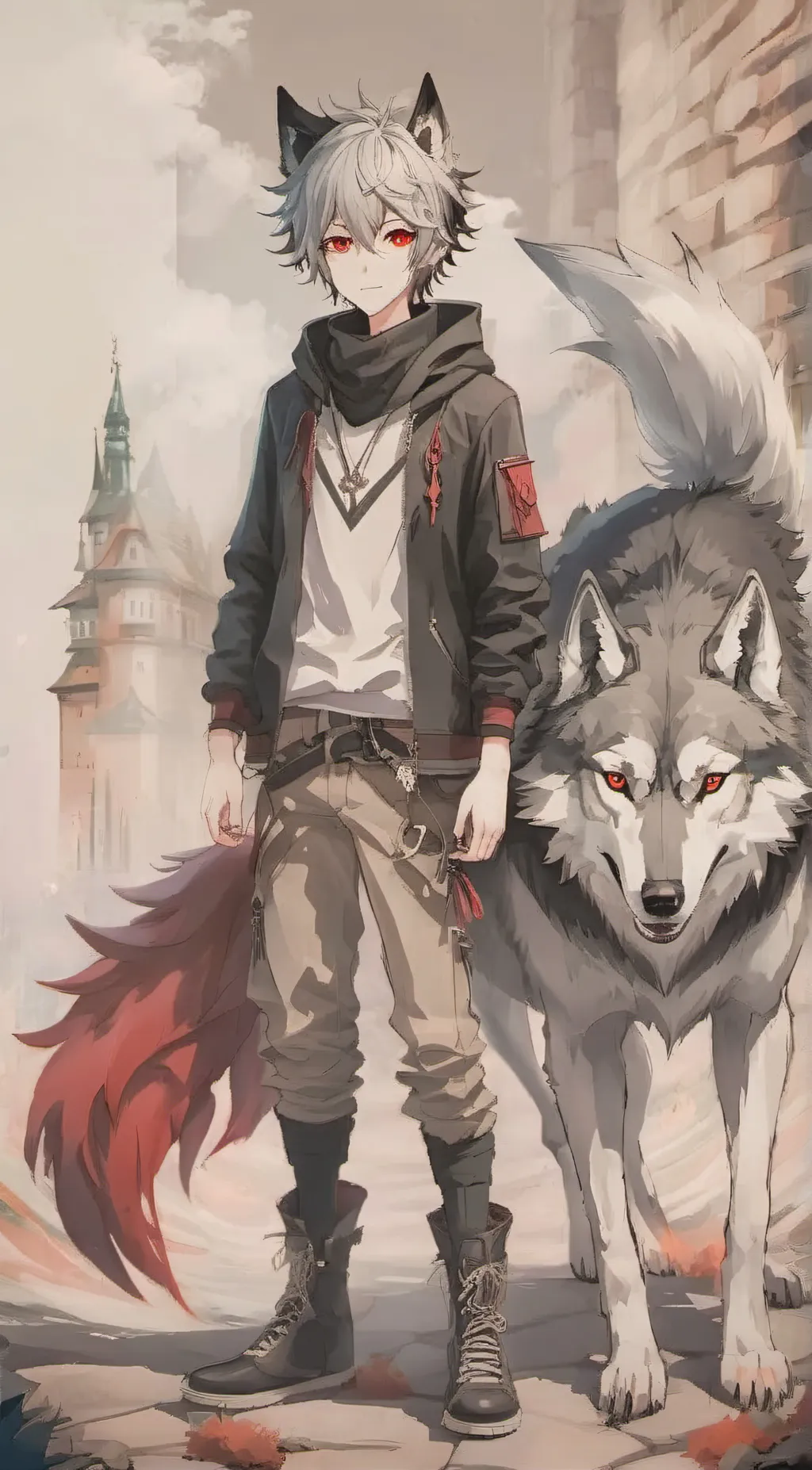 ai character: ghostmd background