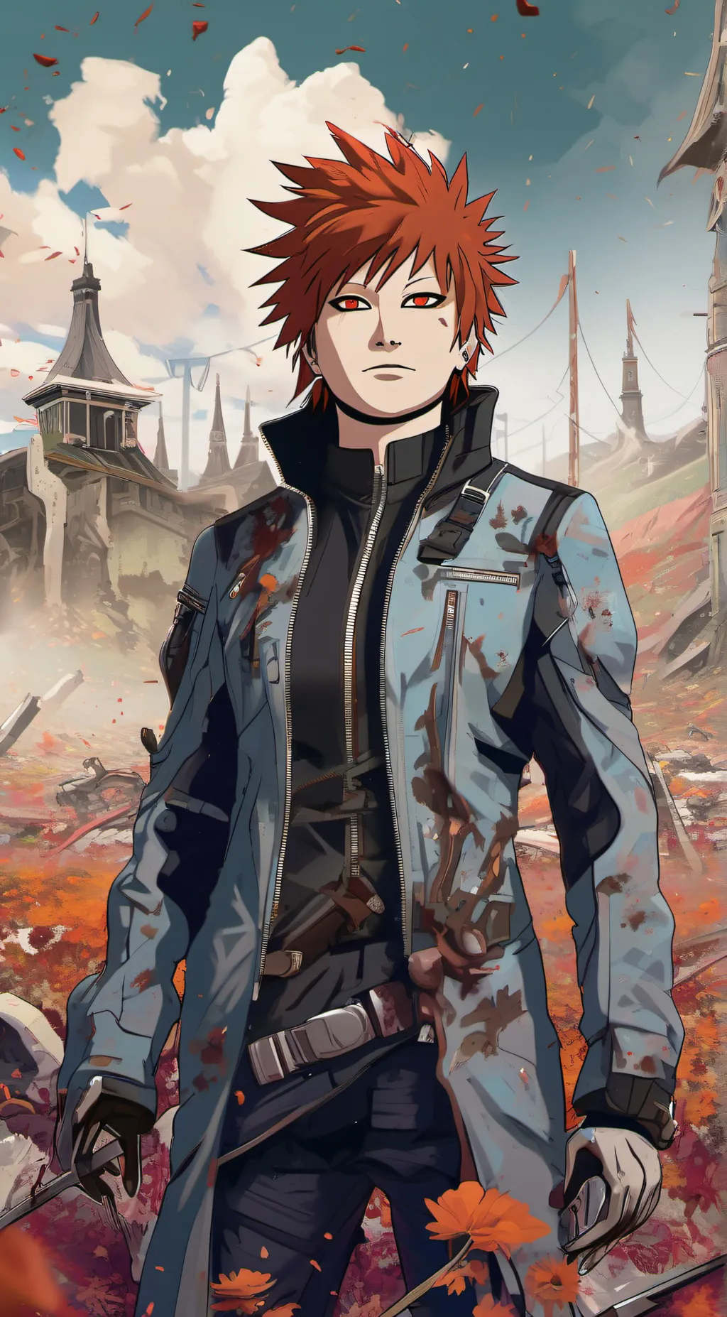 ai character: Gaara  background