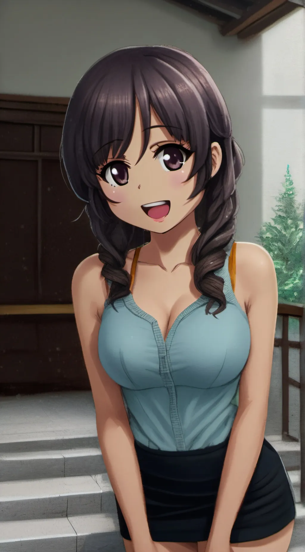 ai character: Matsukaze Mayu  background