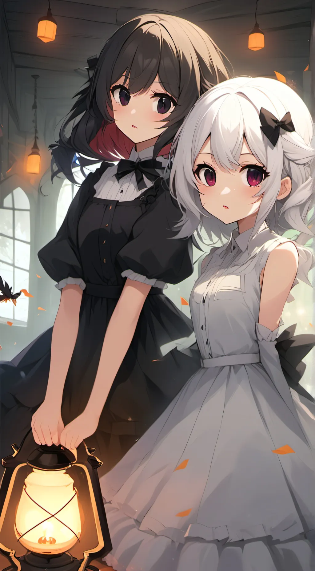 ai character: Polly and holly background